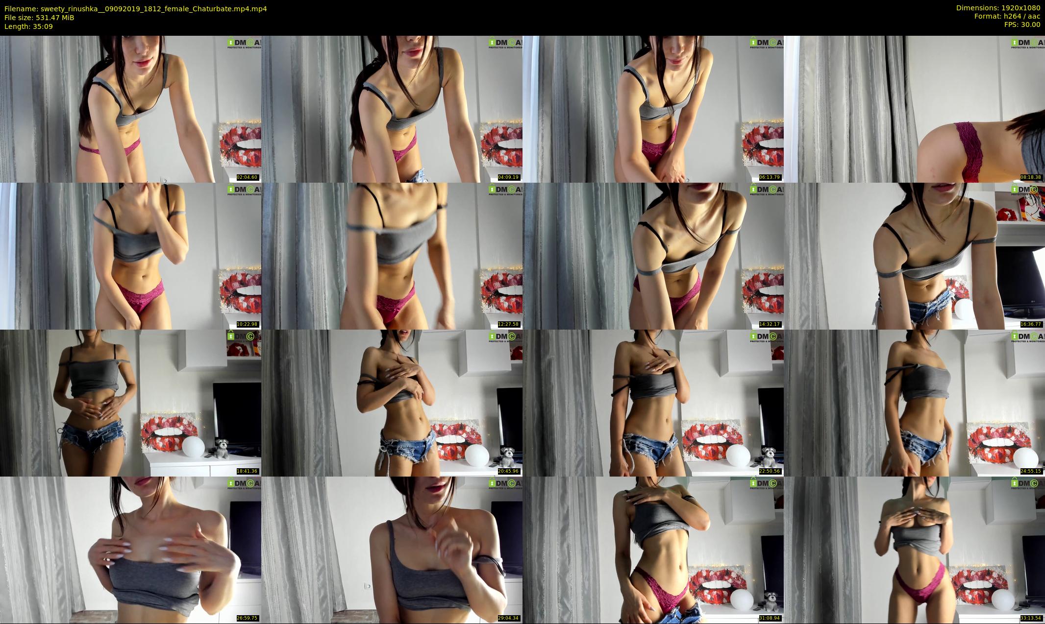 sweety_rinushka_ — 36 minute Chaturbate female cam show recording, 1080p, Sep 9, 2019