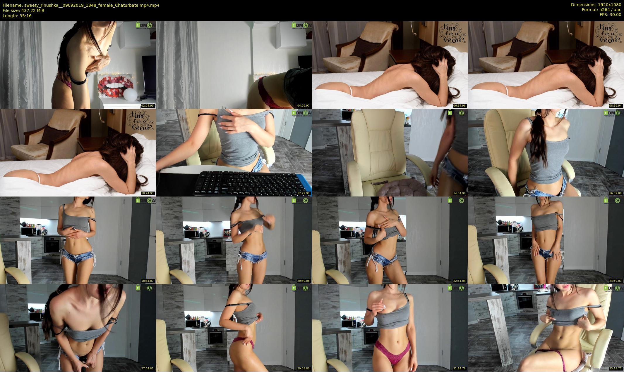 sweety_rinushka_ — 36 minute Chaturbate female cam show recording, 1080p, Sep 9, 2019