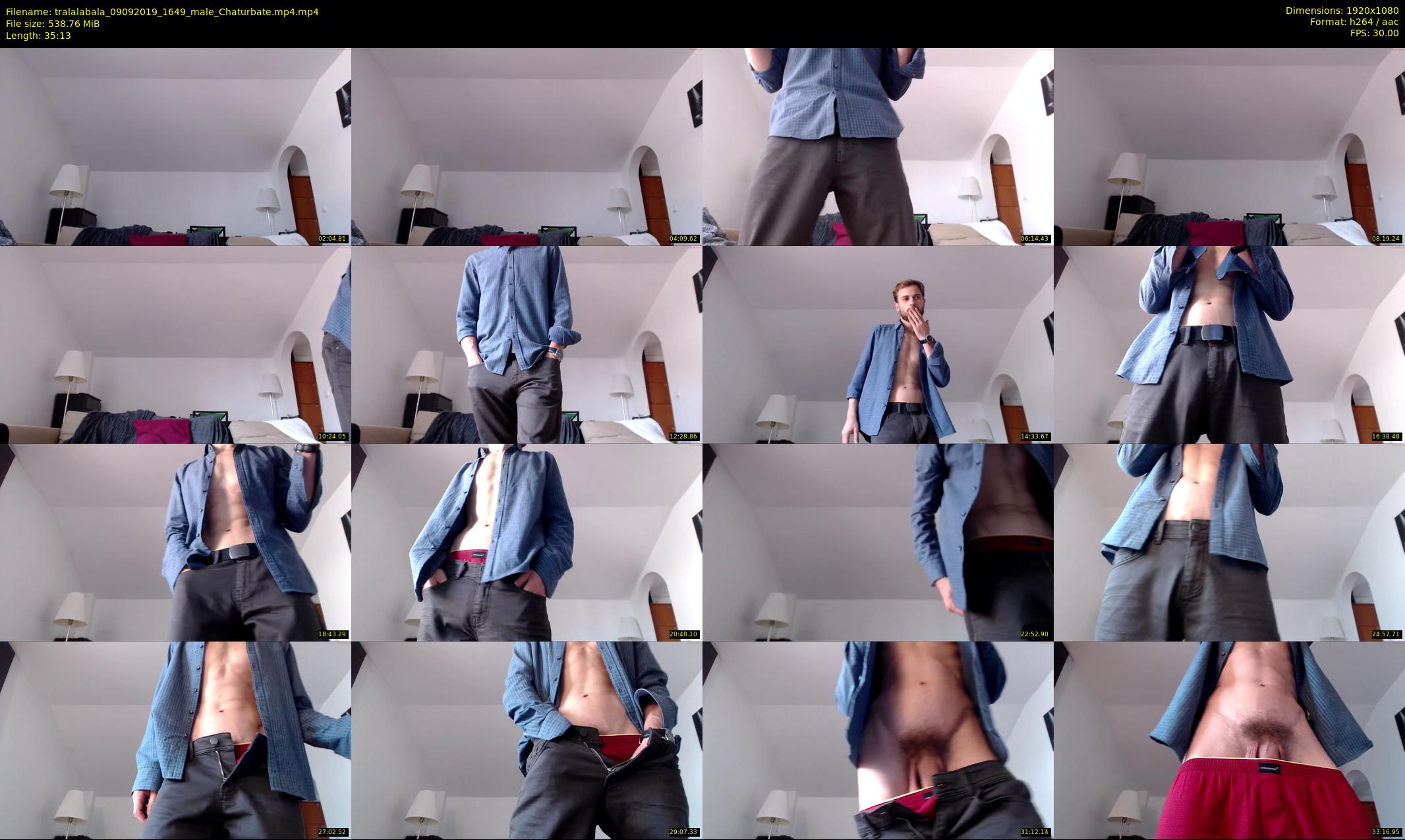 tralalabala — 36 minute Chaturbate male cam show recording, 1080p, Sep 9, 2019