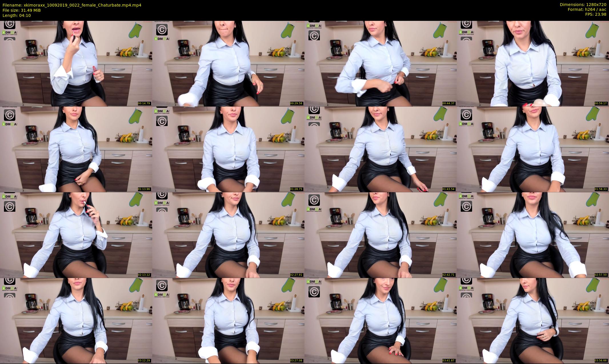 xkimoraxx — 5 minute Chaturbate female cam show recording, 720p, Sep 10, 2019