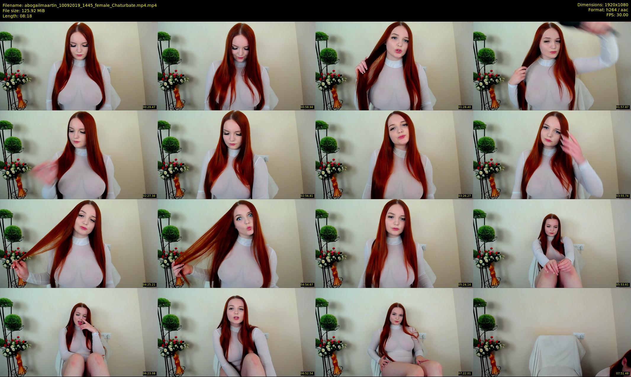 abogailmaartin — 9 minute Chaturbate female cam show recording, 1080p, Sep 10, 2019