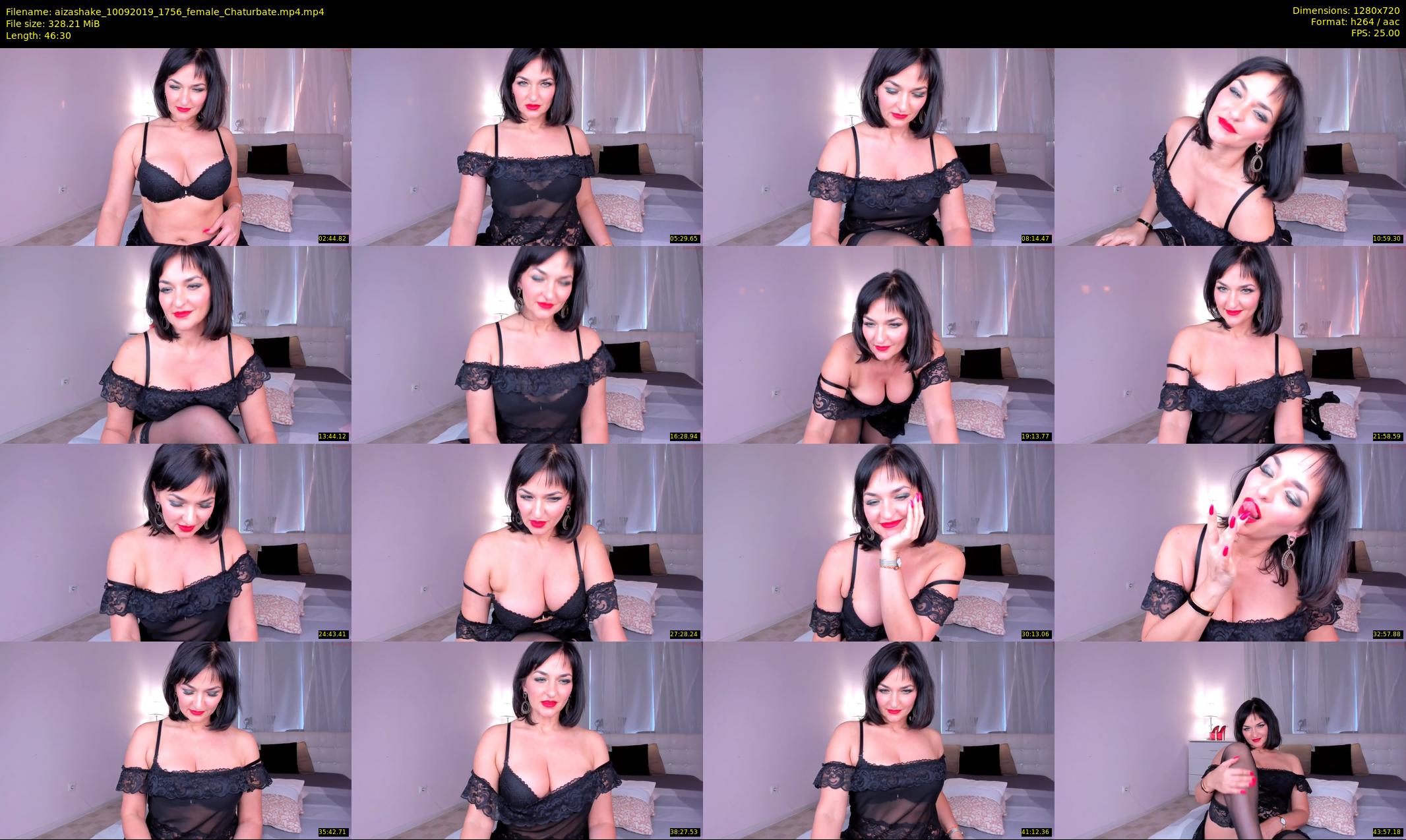 aizashake — 47 minute Chaturbate female cam show recording, 720p, Sep 10, 2019