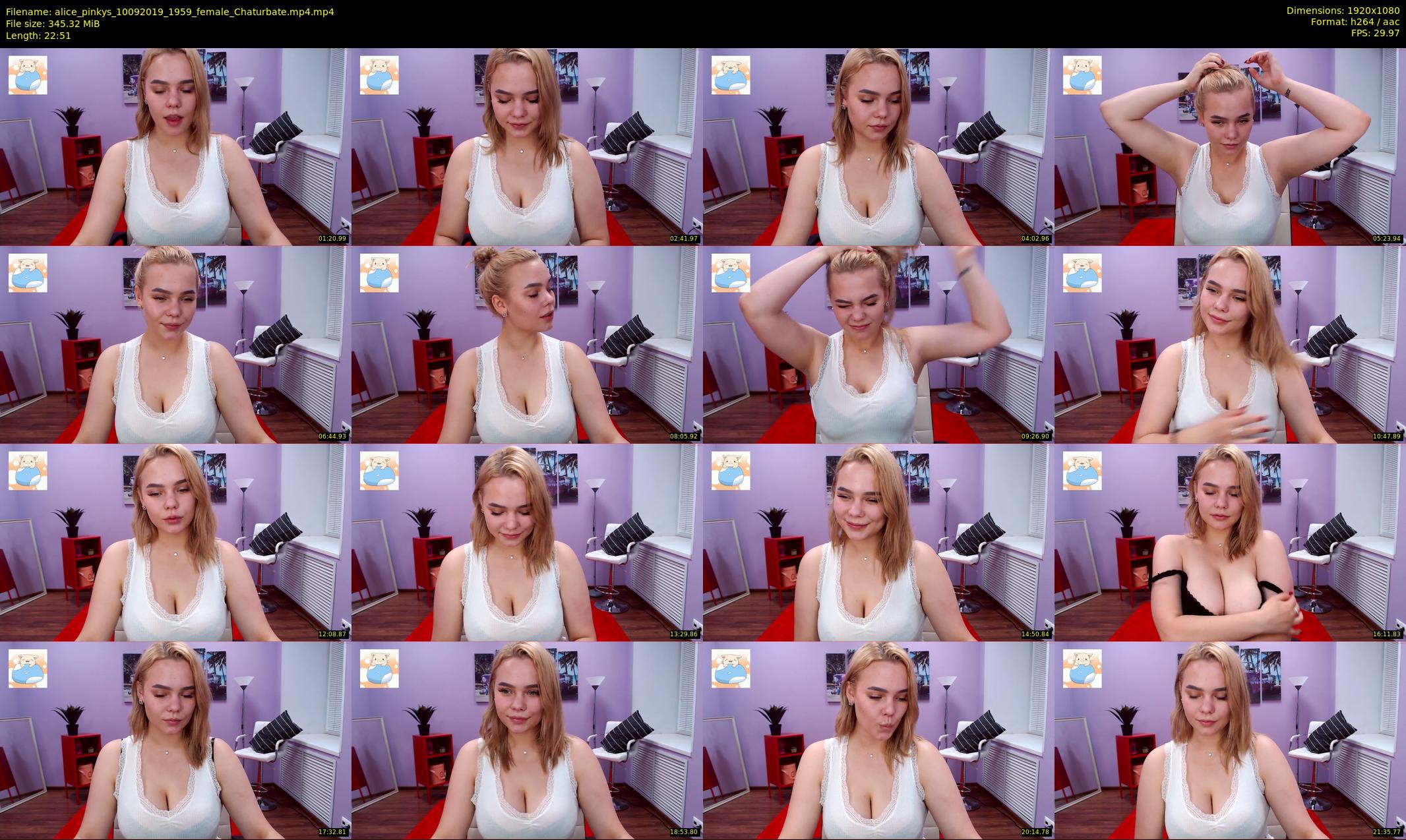 alice_pinkys — 23 minute Chaturbate female cam show recording, 1080p, Sep 10, 2019