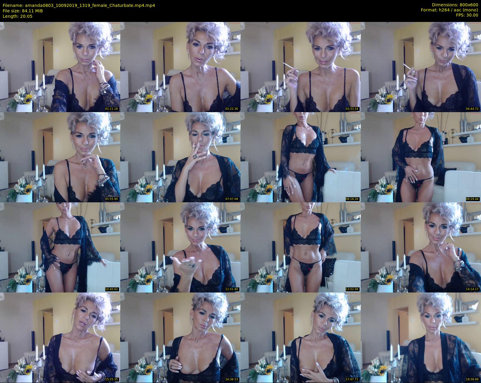 amanda0803 — 21 minute Chaturbate female cam show recording, 480p, Sep 10, 2019