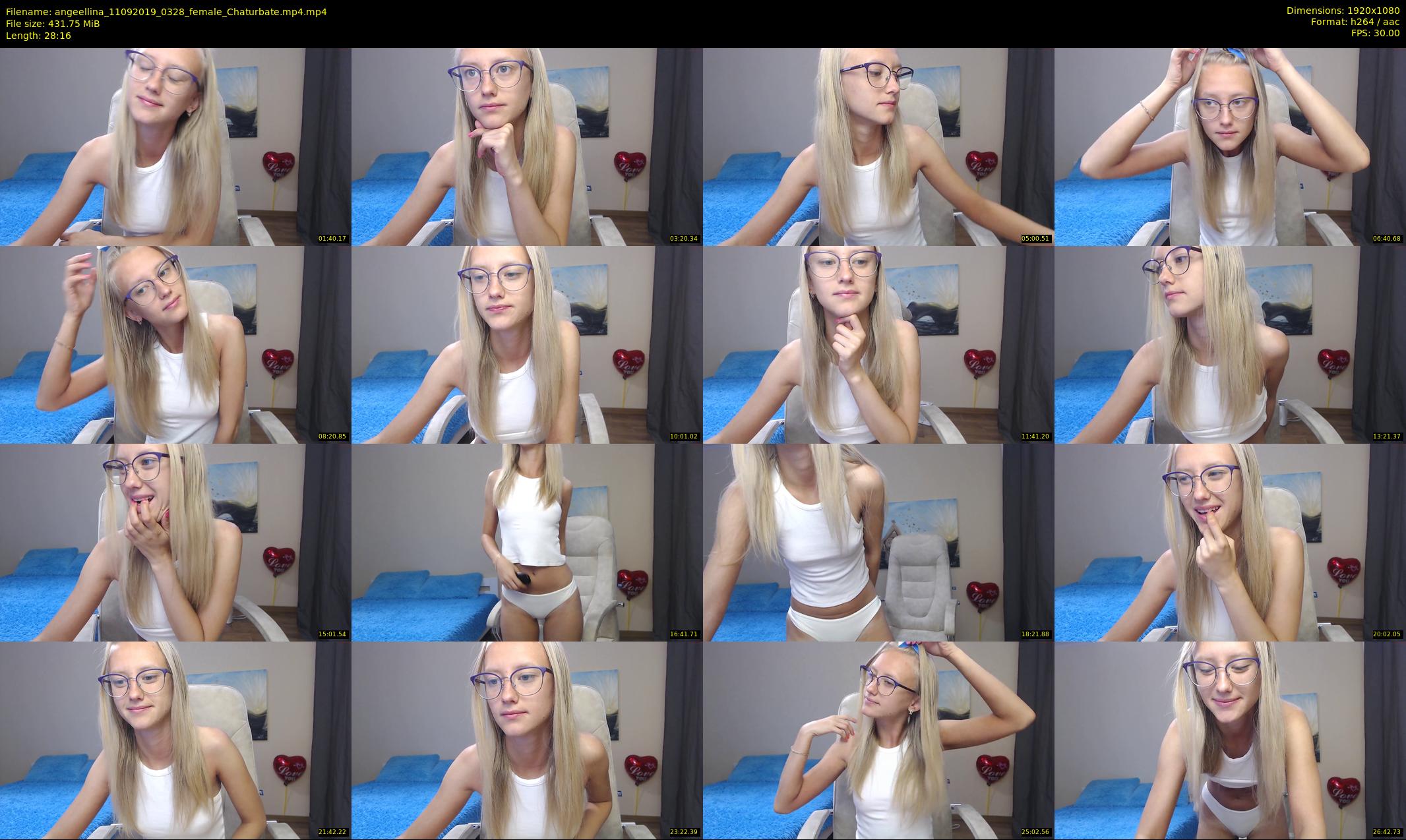 angeellina — 29 minute Chaturbate female cam show recording, 1080p, Sep 11, 2019