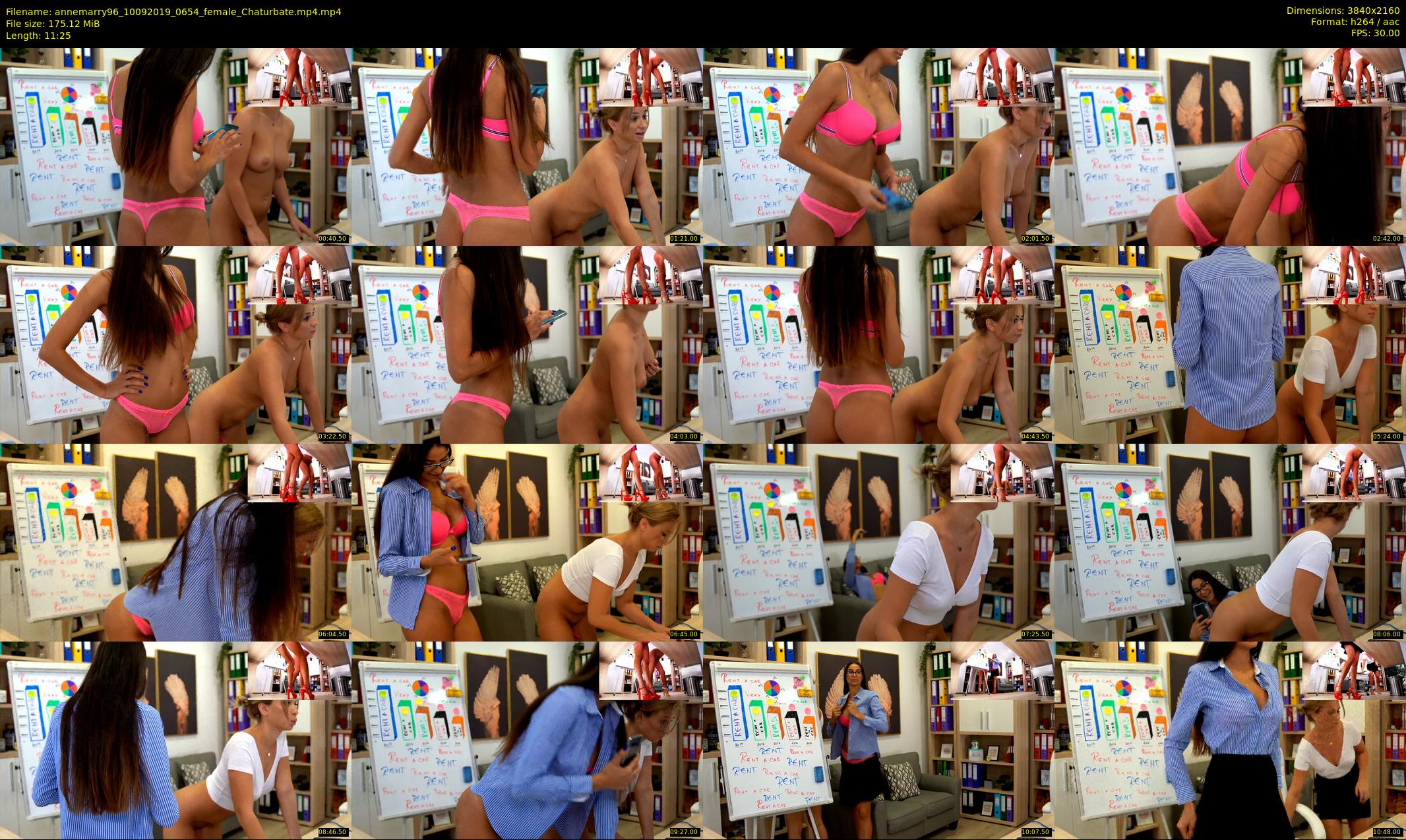 annemarry96 — 12 minute Chaturbate female cam show recording, 4K, Sep 10, 2019