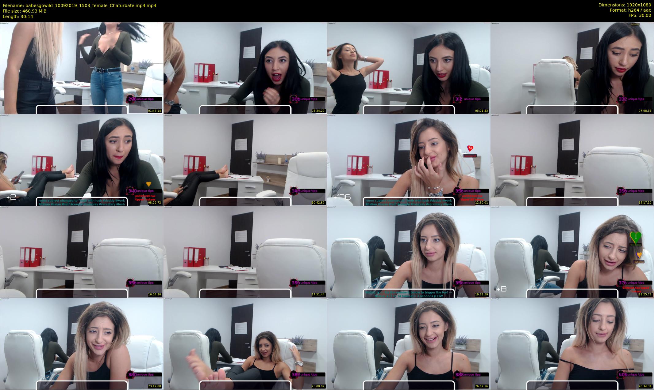babesgowild — 31 minute Chaturbate couple cam show recording, 1080p, Sep 10, 2019