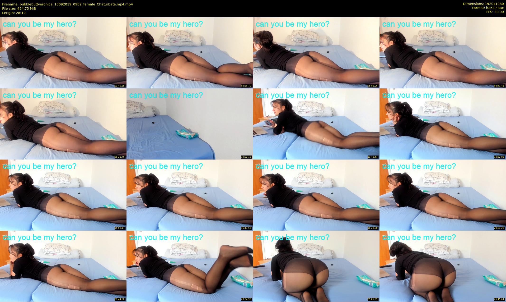 bubblebuttveronica — 29 minute Chaturbate female cam show recording, 1080p, Sep 10, 2019