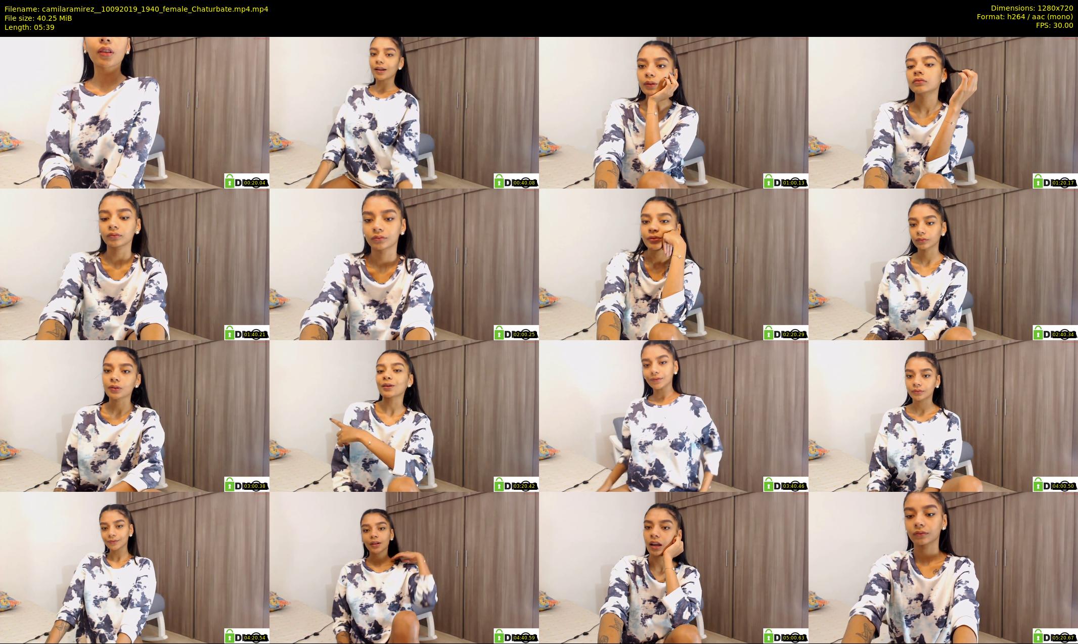 camilaramirez_ — 6 minute Chaturbate female cam show recording, 720p, Sep 10, 2019