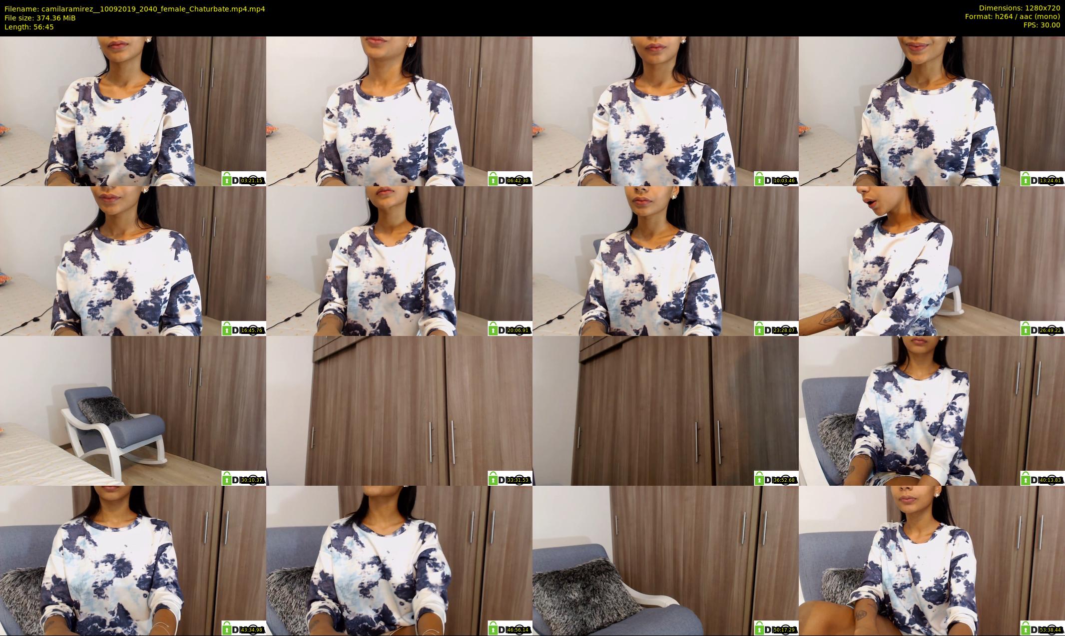 camilaramirez_ — 57 minute Chaturbate female cam show recording, 720p, Sep 10, 2019
