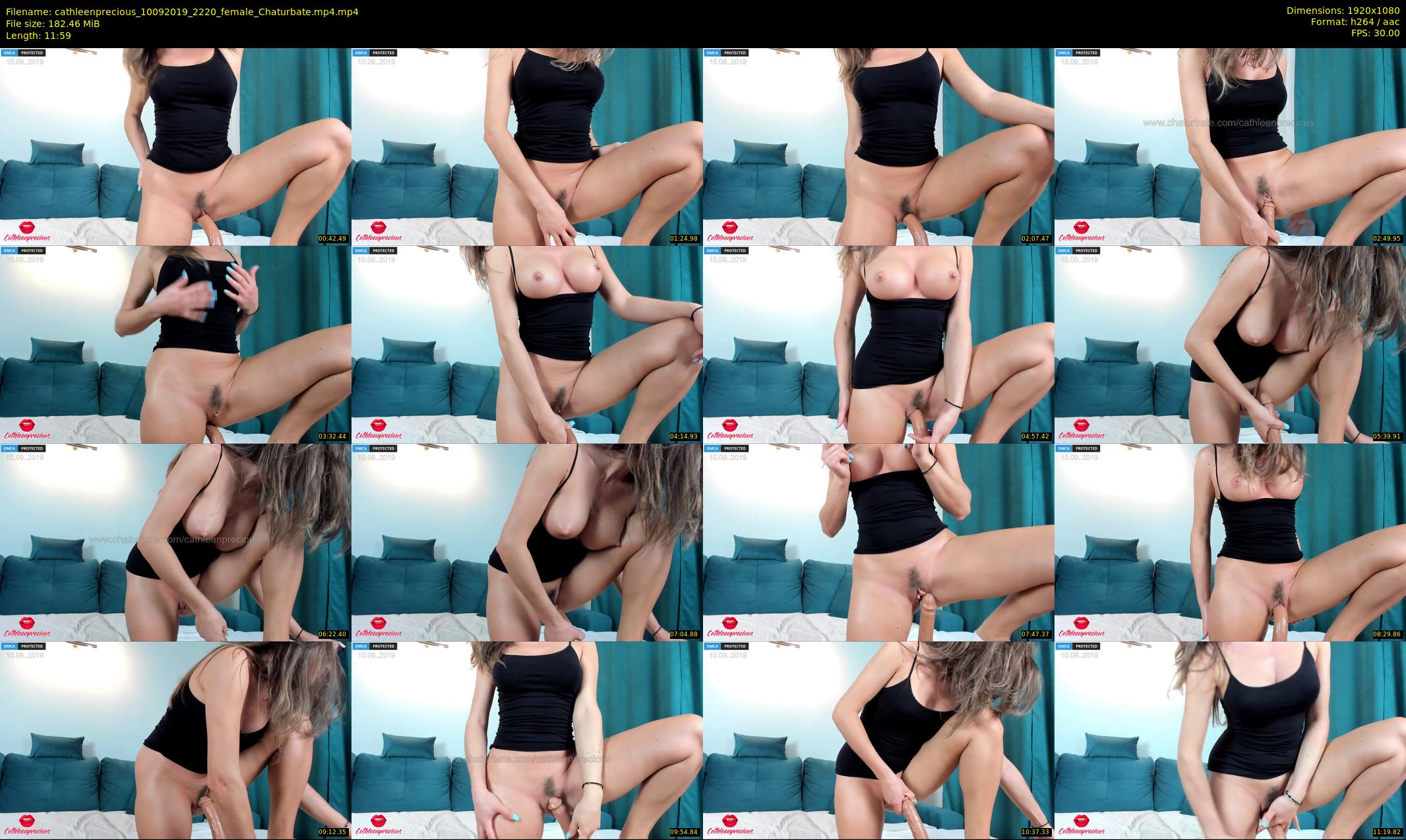 cathleenprecious — 12 minute Chaturbate female cam show recording, 1080p, Sep 10, 2019