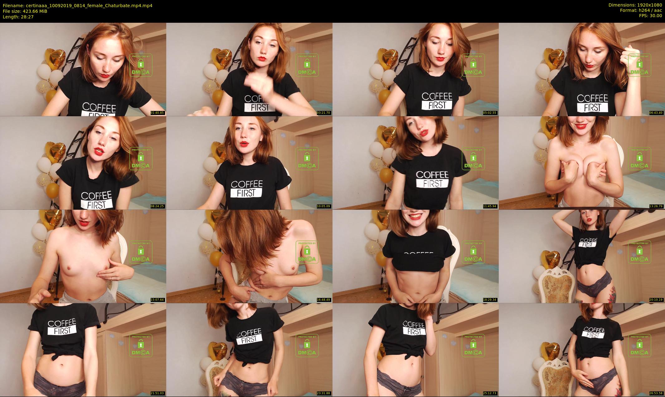 certinaaa — 29 minute Chaturbate female cam show recording, 1080p, Sep 10, 2019