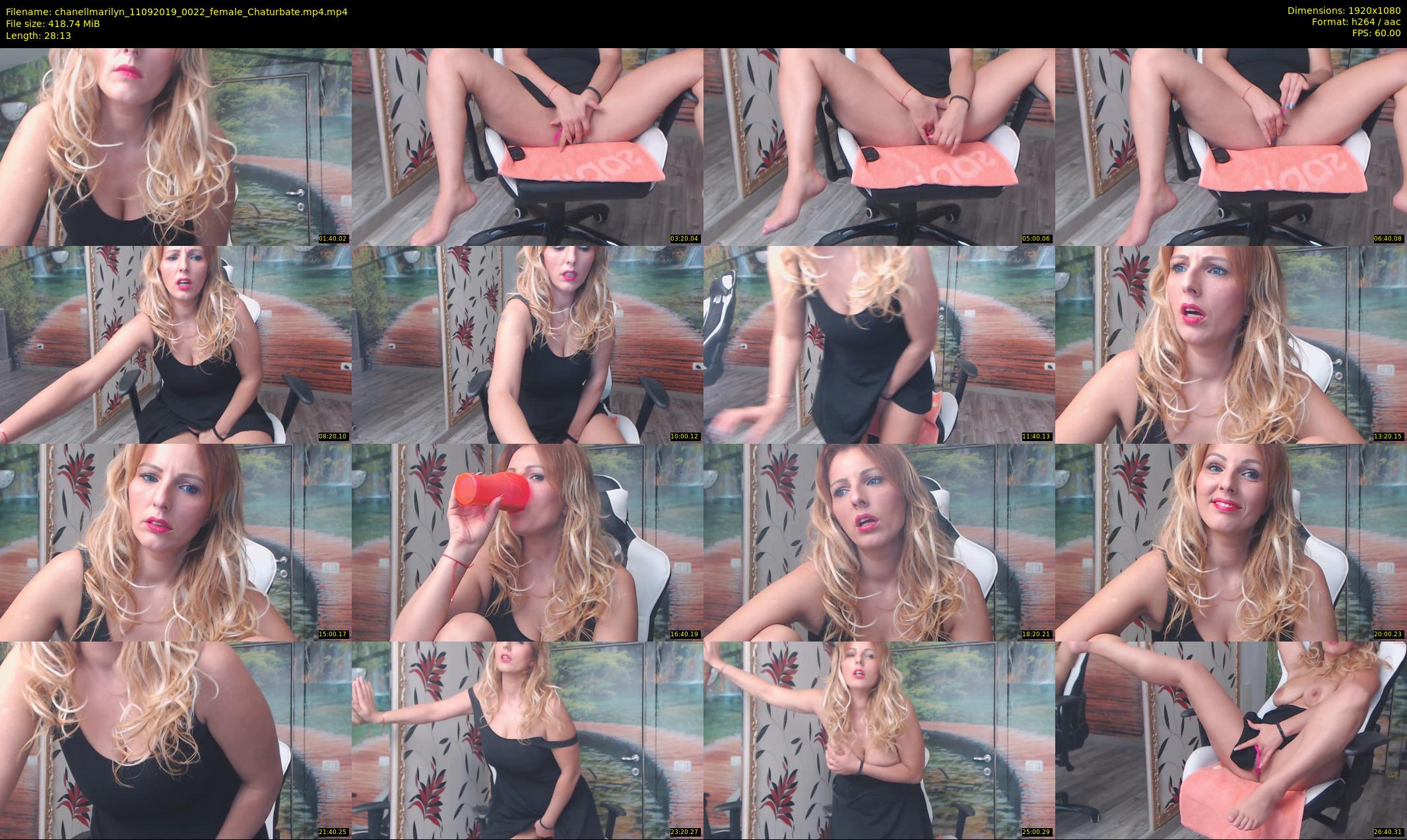 chanellmarilyn — 29 minute Chaturbate female cam show recording, 1080p, Sep 11, 2019