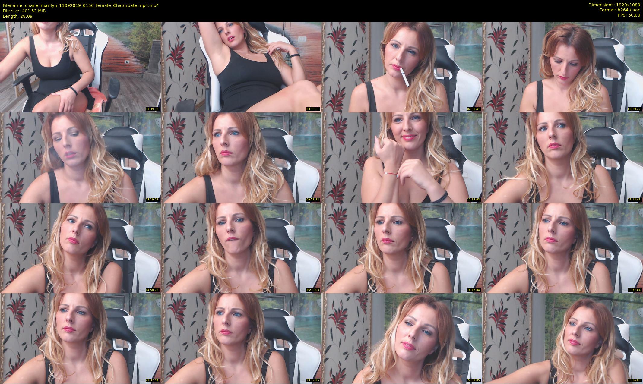 chanellmarilyn — 29 minute Chaturbate female cam show recording, 1080p, Sep 11, 2019