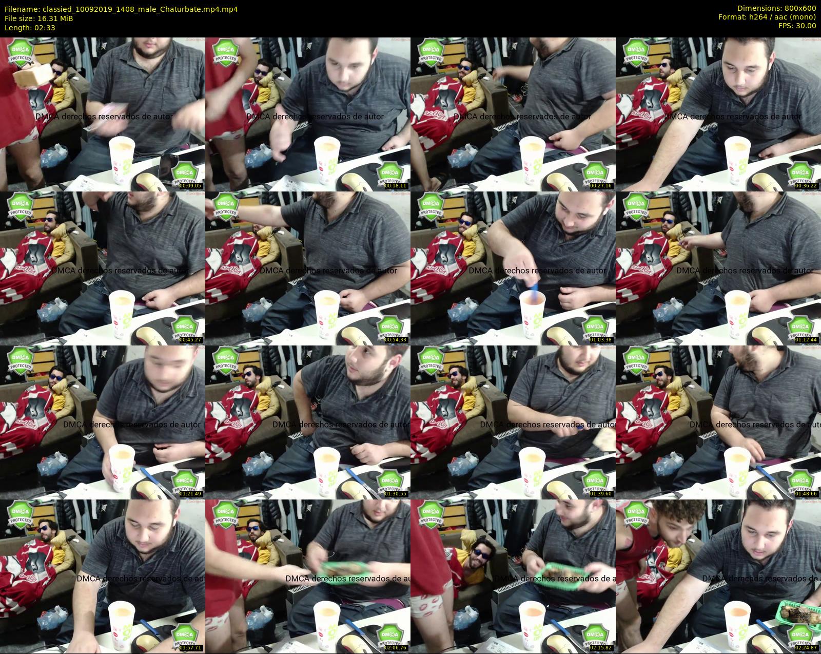 classied — 3 minute Chaturbate male cam show recording, 480p, Sep 10, 2019