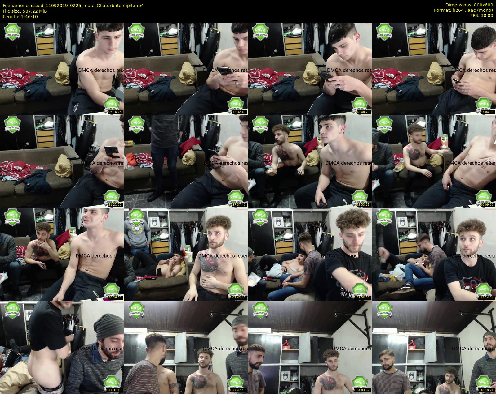 classied — 107 minute Chaturbate male cam show recording, 480p, Sep 11, 2019