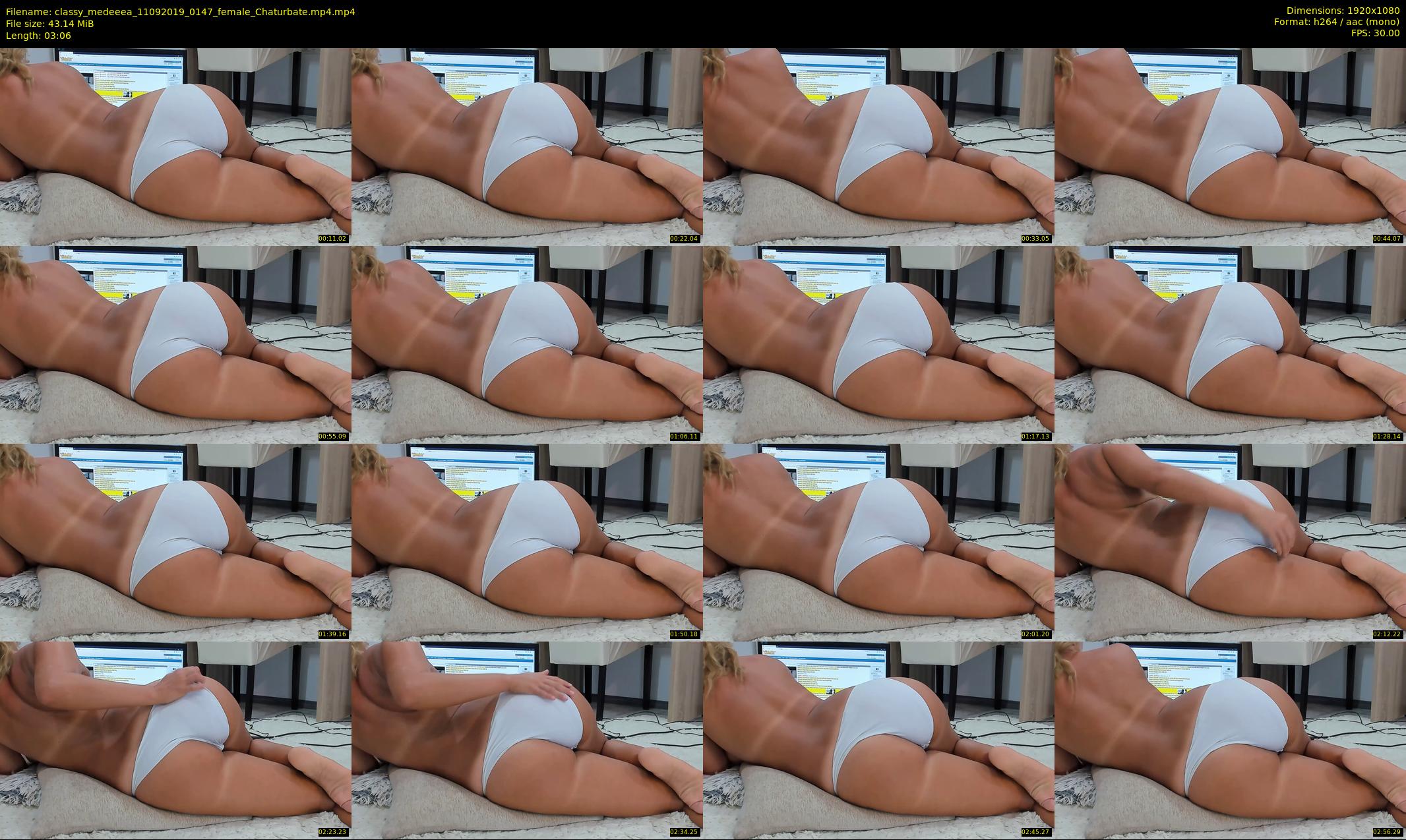 classy_medeeea — 4 minute Chaturbate female cam show recording, 1080p, Sep 11, 2019
