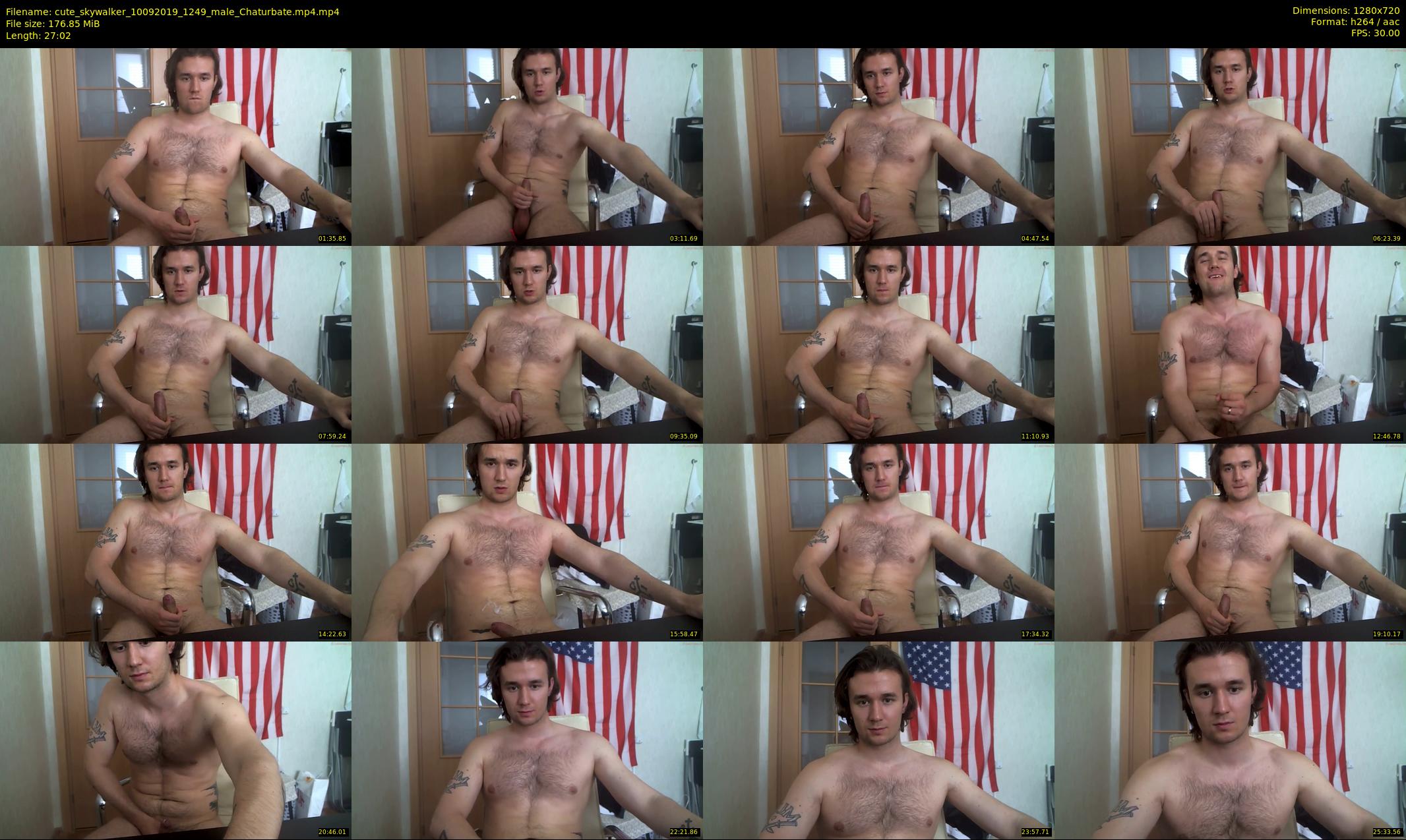 cute_skywalker — 28 minute Chaturbate male cam show recording, 720p, Sep 10, 2019