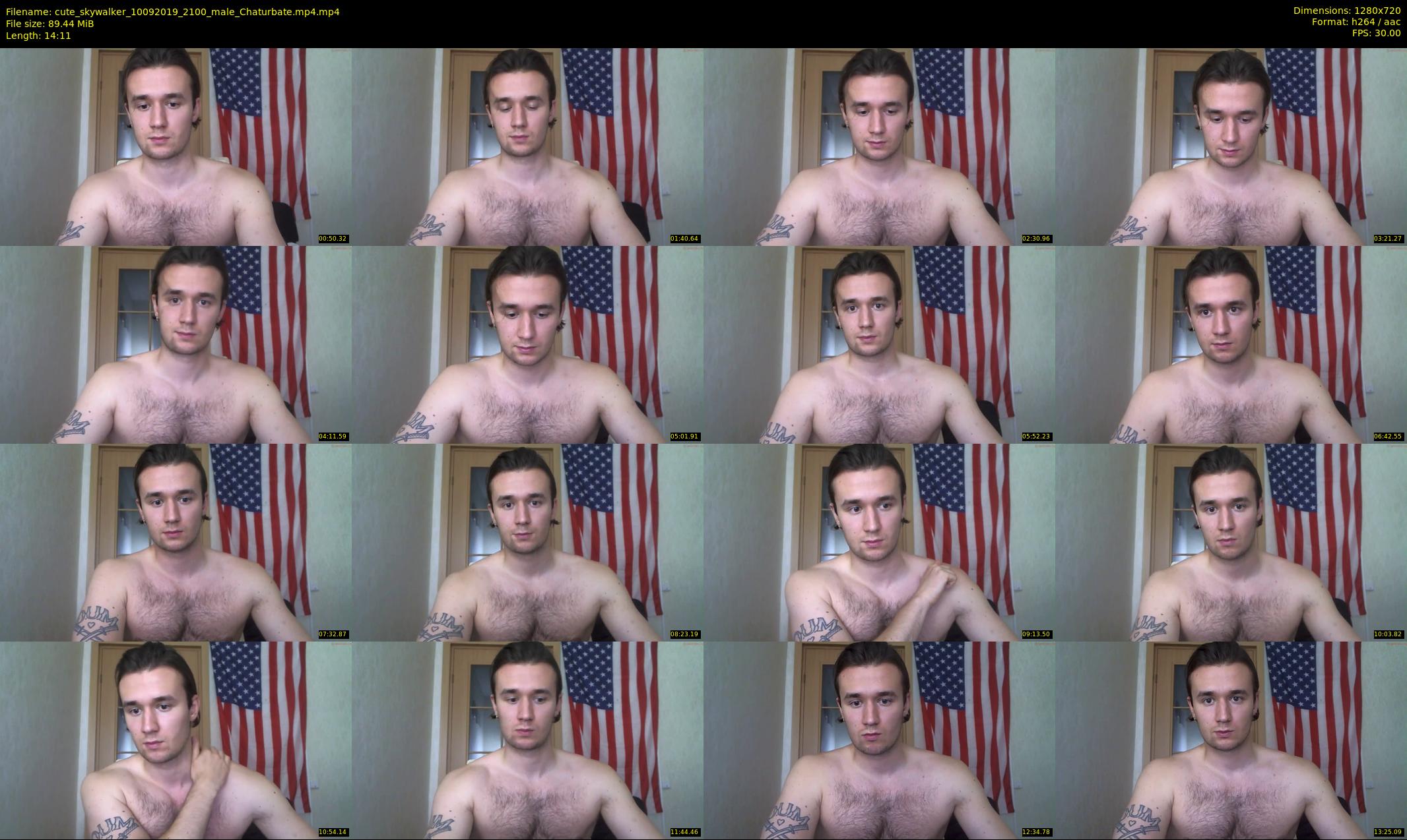 cute_skywalker — 15 minute Chaturbate male cam show recording, 720p, Sep 10, 2019