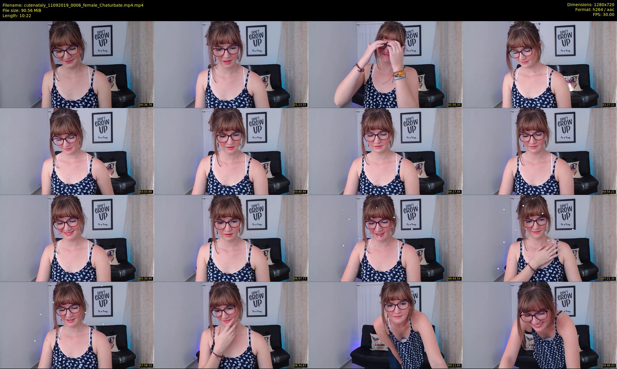 cutenataly — 11 minute Chaturbate female cam show recording, 720p, Sep 11, 2019