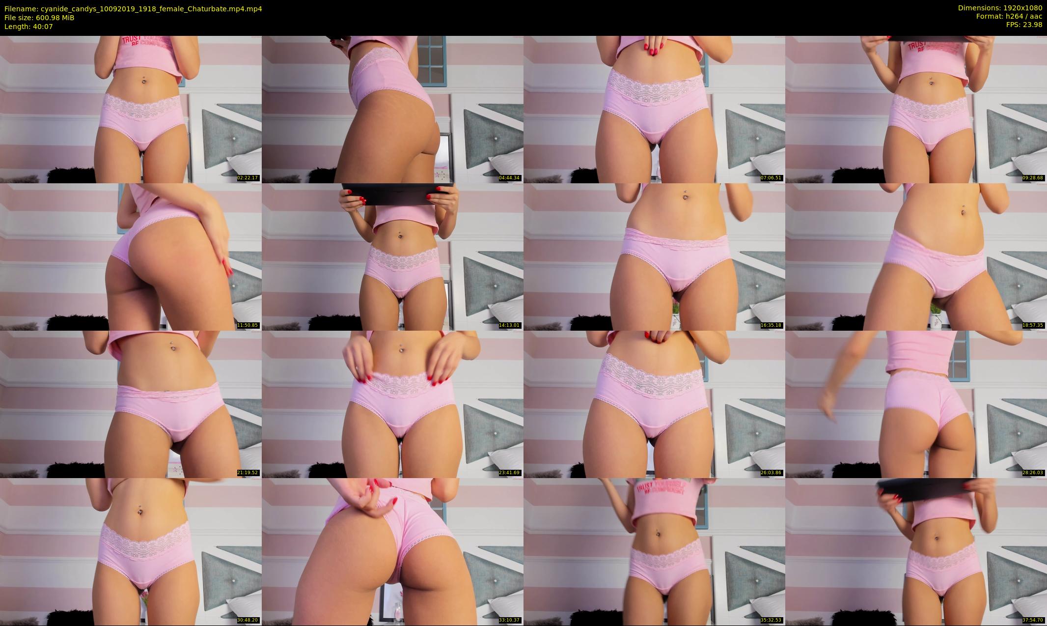 cyanide_candys — 41 minute Chaturbate female cam show recording, 1080p, Sep 10, 2019