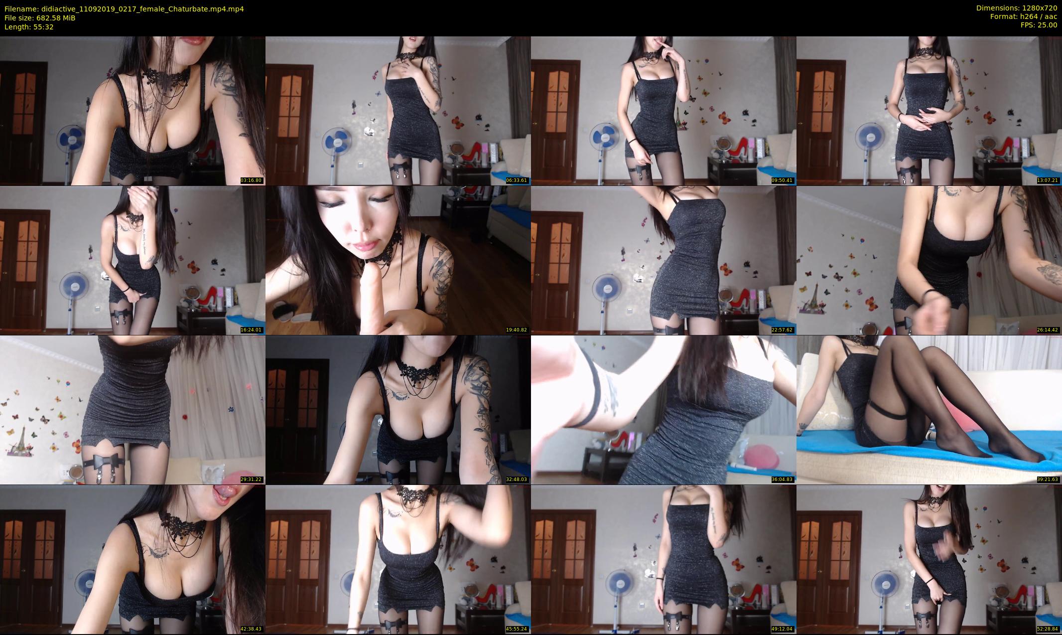 didiactive — 56 minute Chaturbate female cam show recording, 720p, Sep 11, 2019