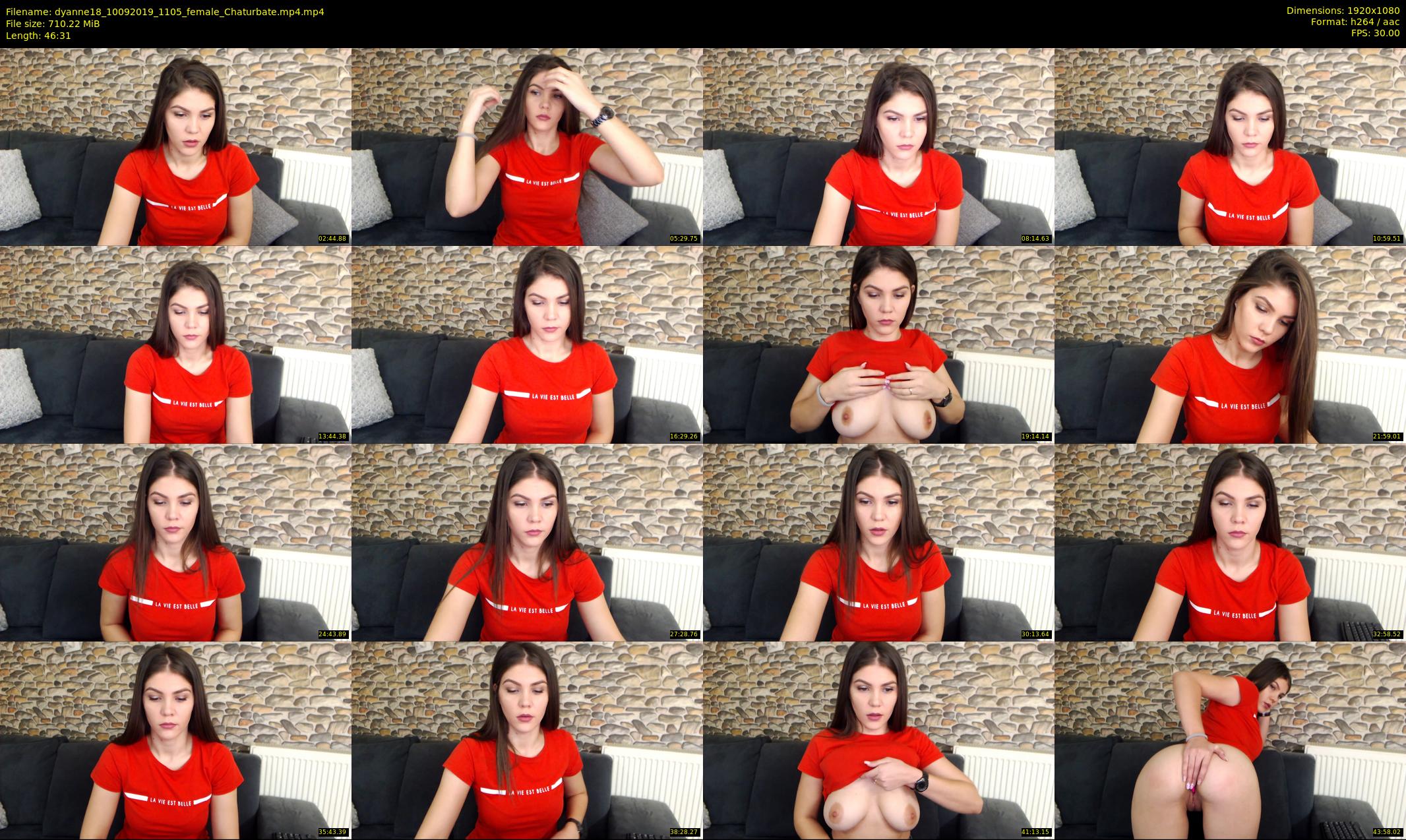 dyanne18 — 47 minute Chaturbate female cam show recording, 1080p, Sep 10, 2019