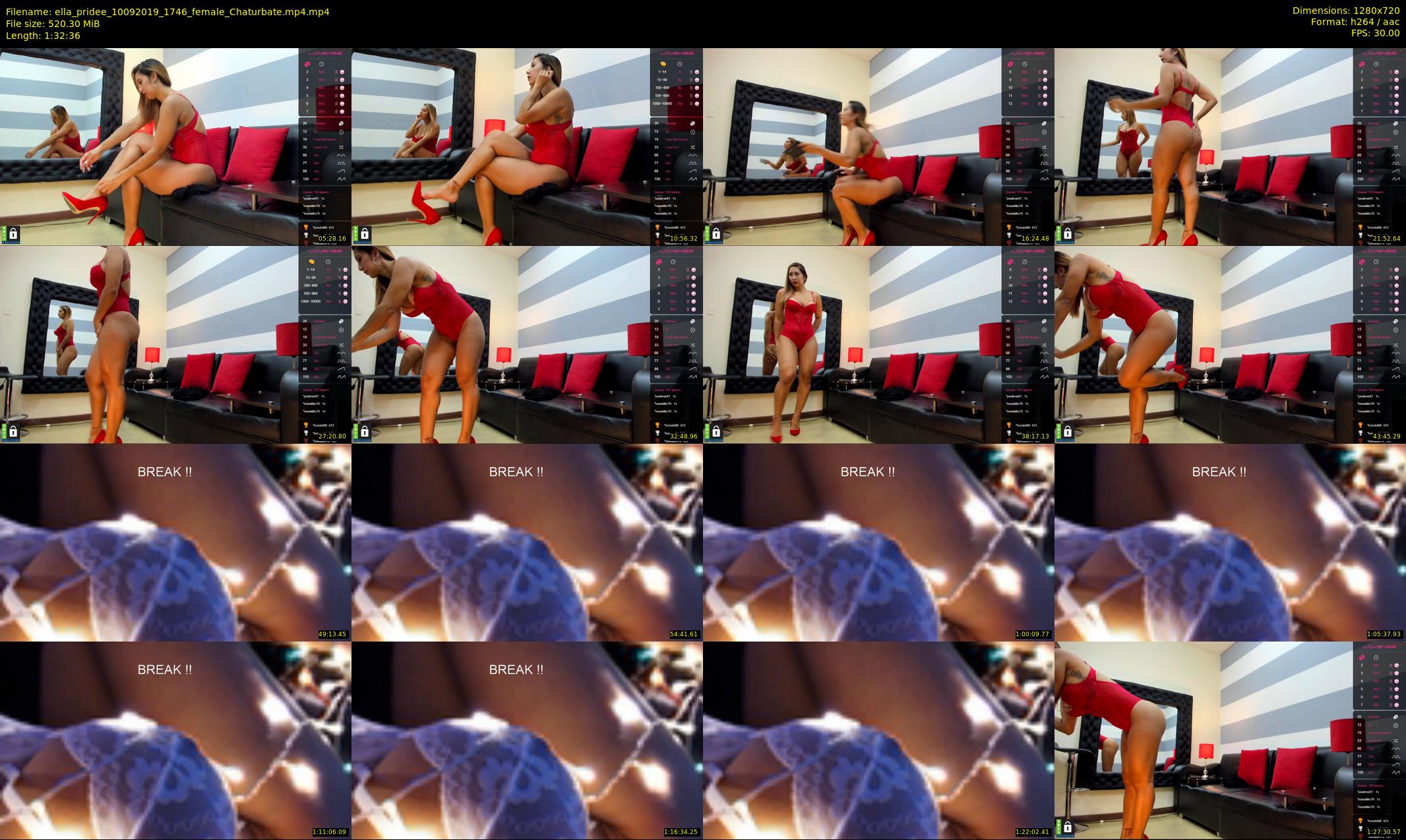 ella_pridee — 93 minute Chaturbate female cam show recording, 720p, Sep 10, 2019