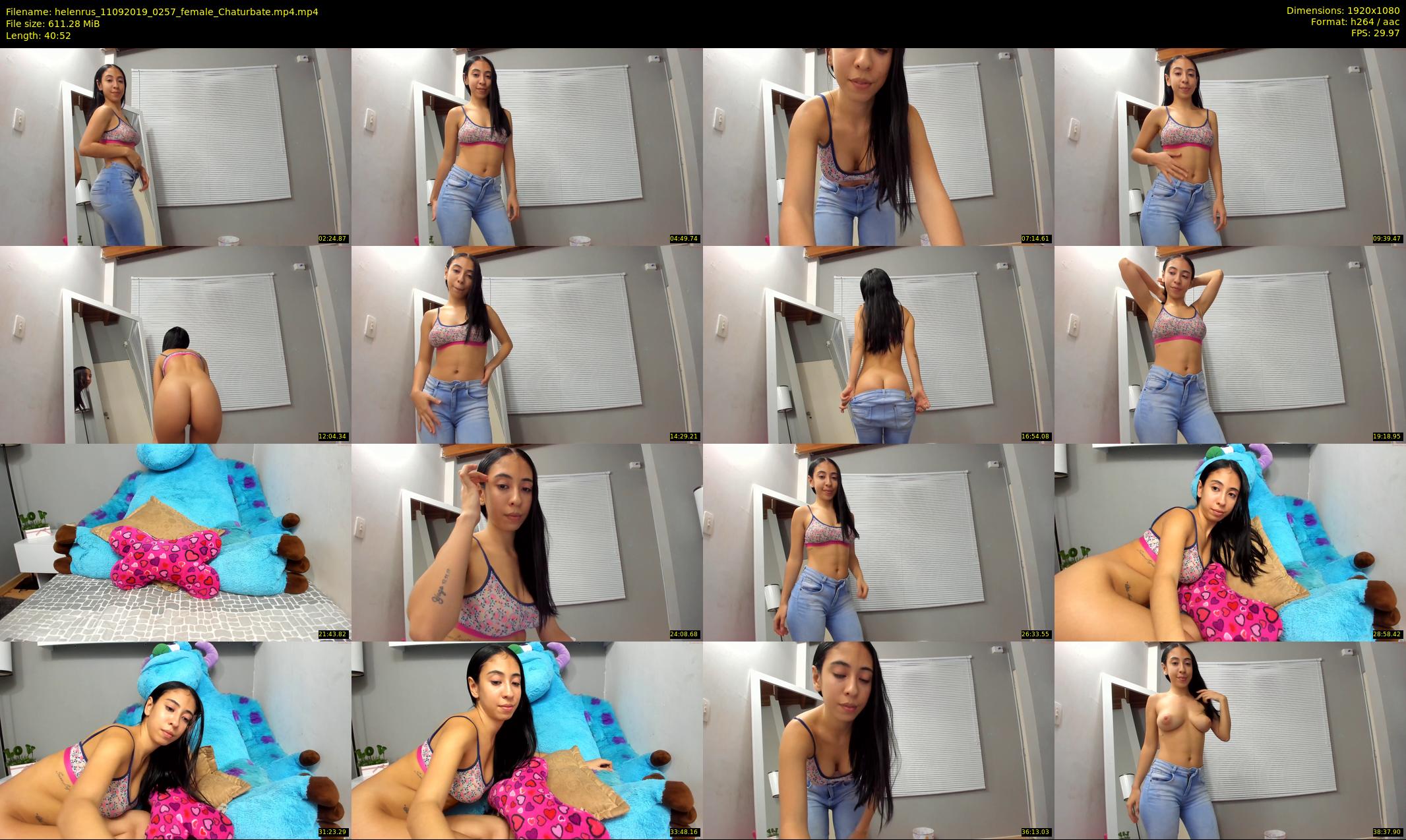 helenrus — 41 minute Chaturbate female cam show recording, 1080p, Sep 11, 2019