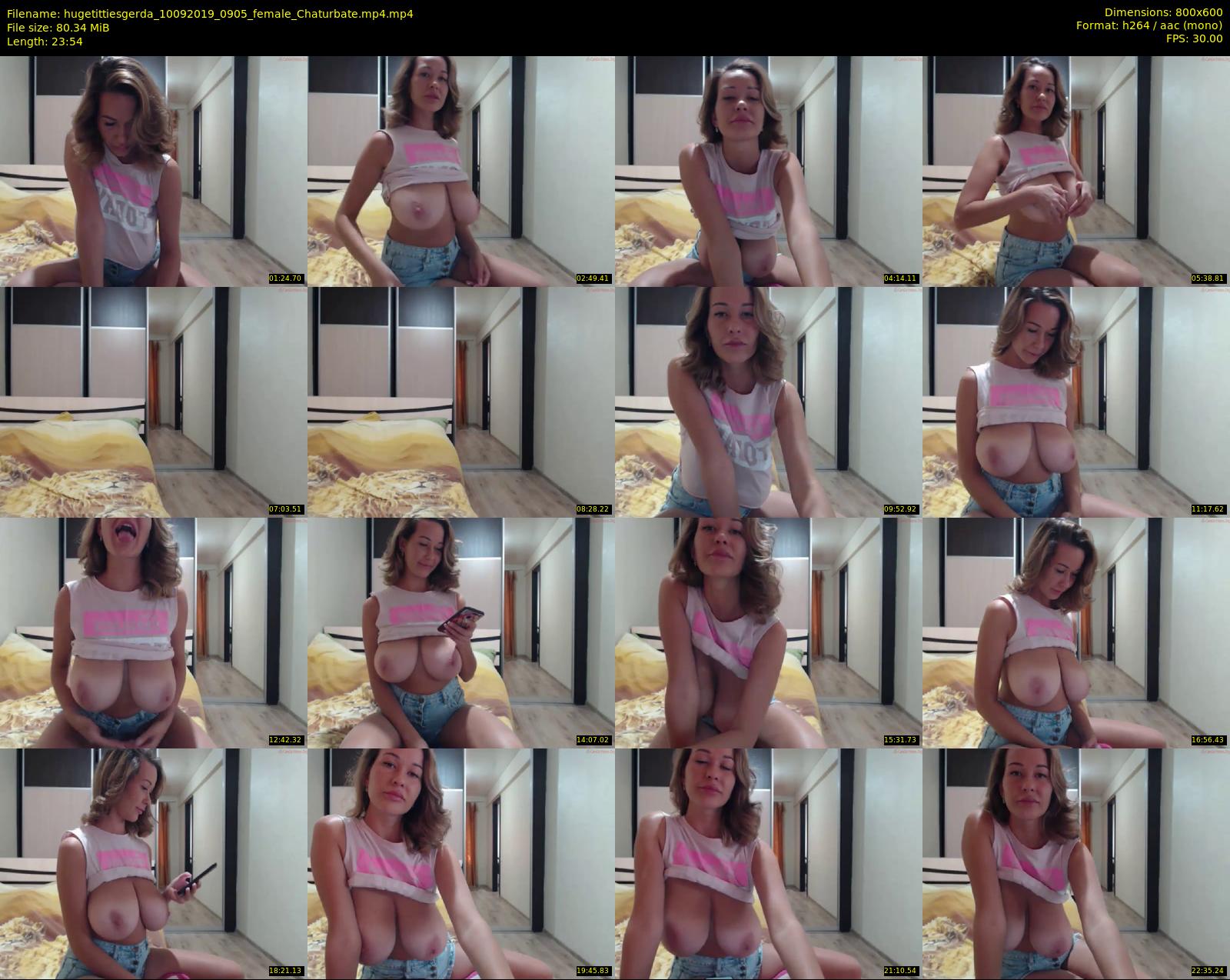 hugetittiesgerda — 24 minute Chaturbate female cam show recording, 480p, Sep 10, 2019