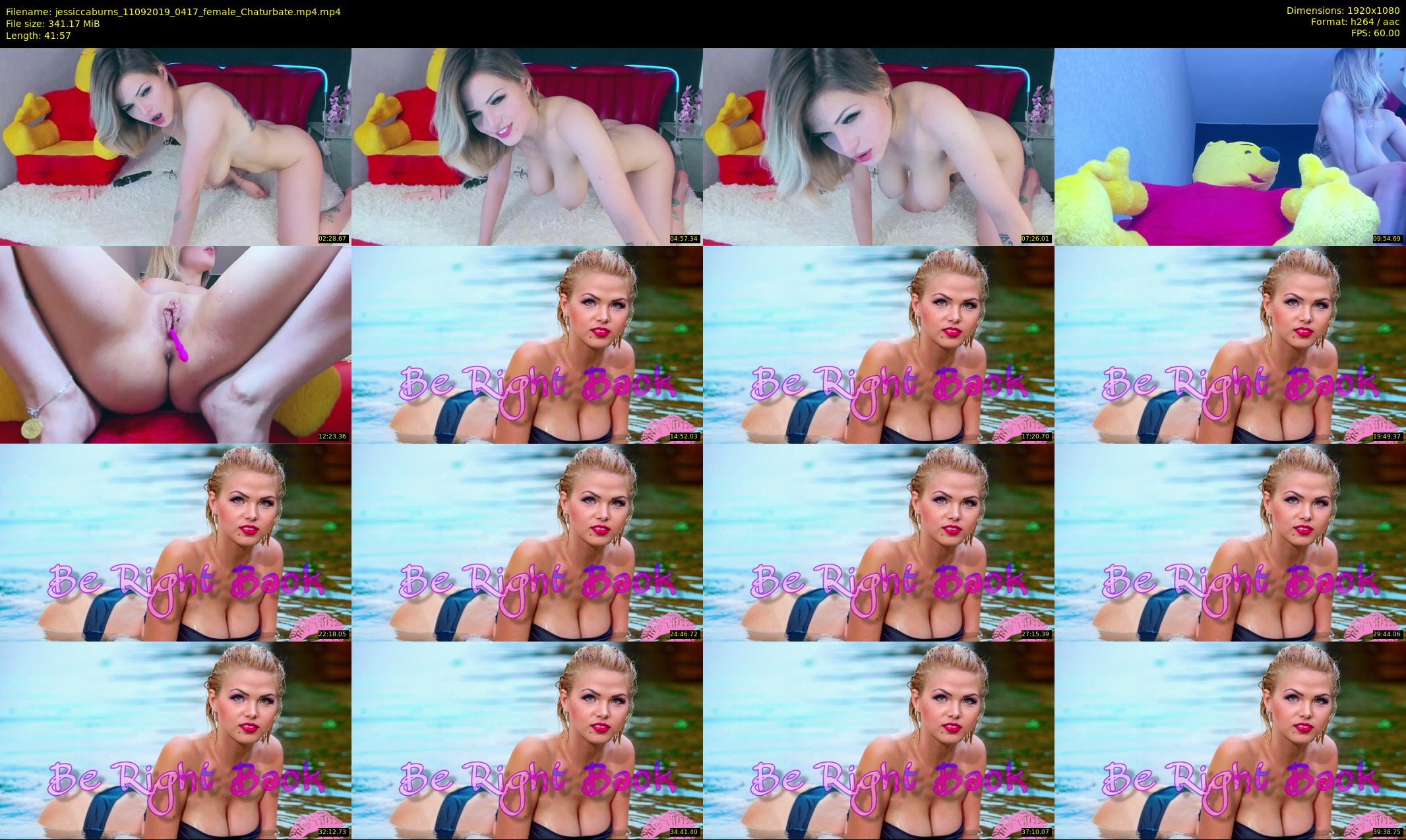 jessiccaburns — 42 minute Chaturbate female cam show recording, 1080p, Sep 11, 2019