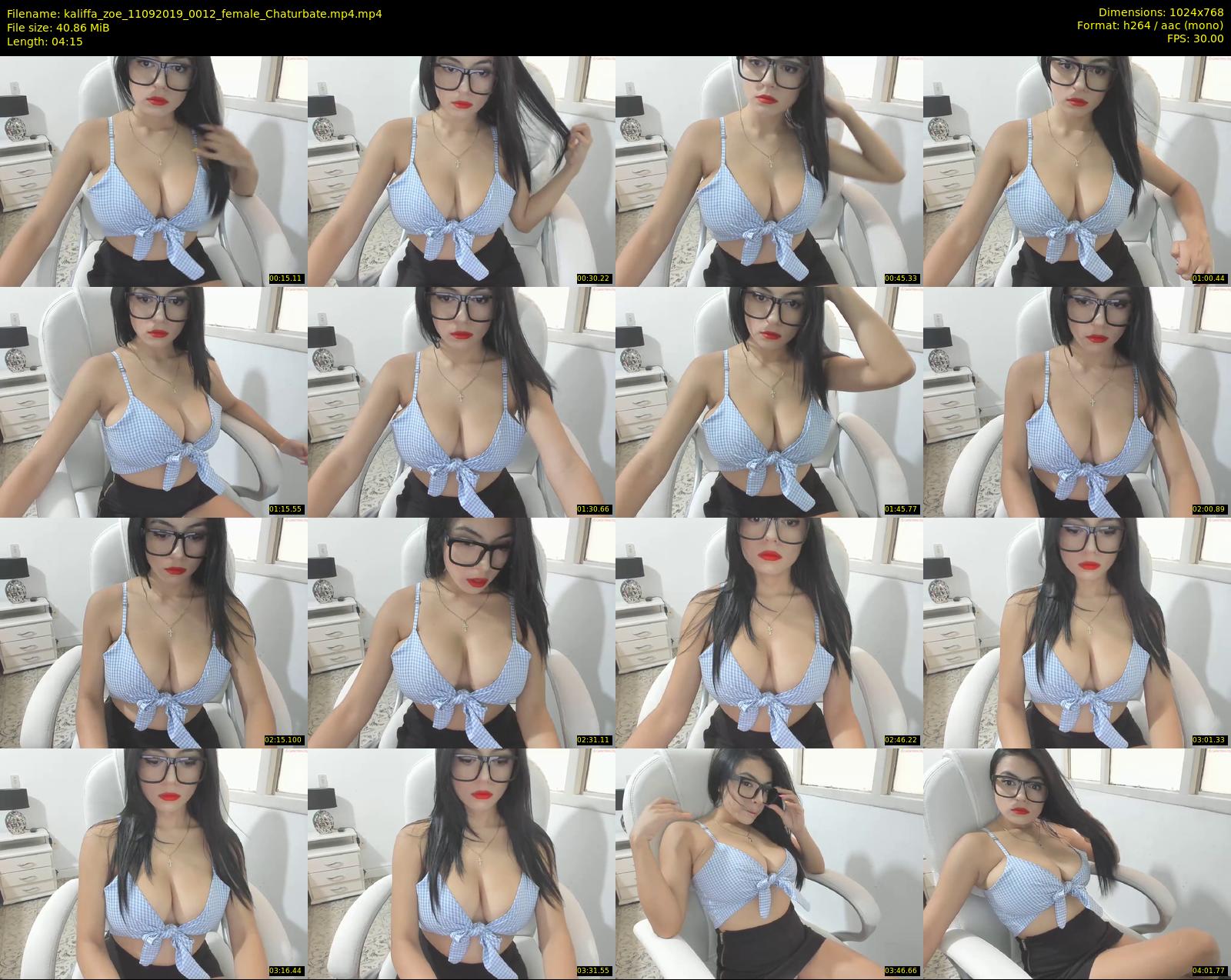 kaliffa_zoe — 5 minute Chaturbate female cam show recording, 720p, Sep 11, 2019
