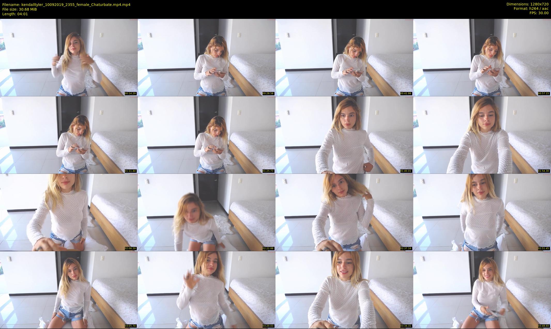 kendalltyler — 5 minute Chaturbate female cam show recording, 720p, Sep 10, 2019