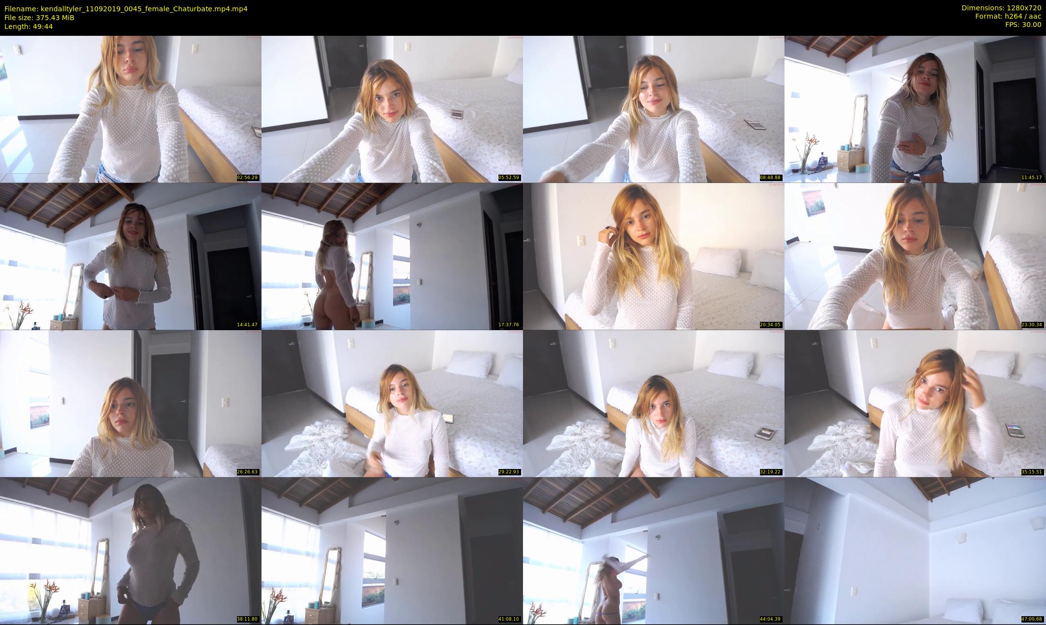 kendalltyler — 50 minute Chaturbate female cam show recording, 720p, Sep 11, 2019