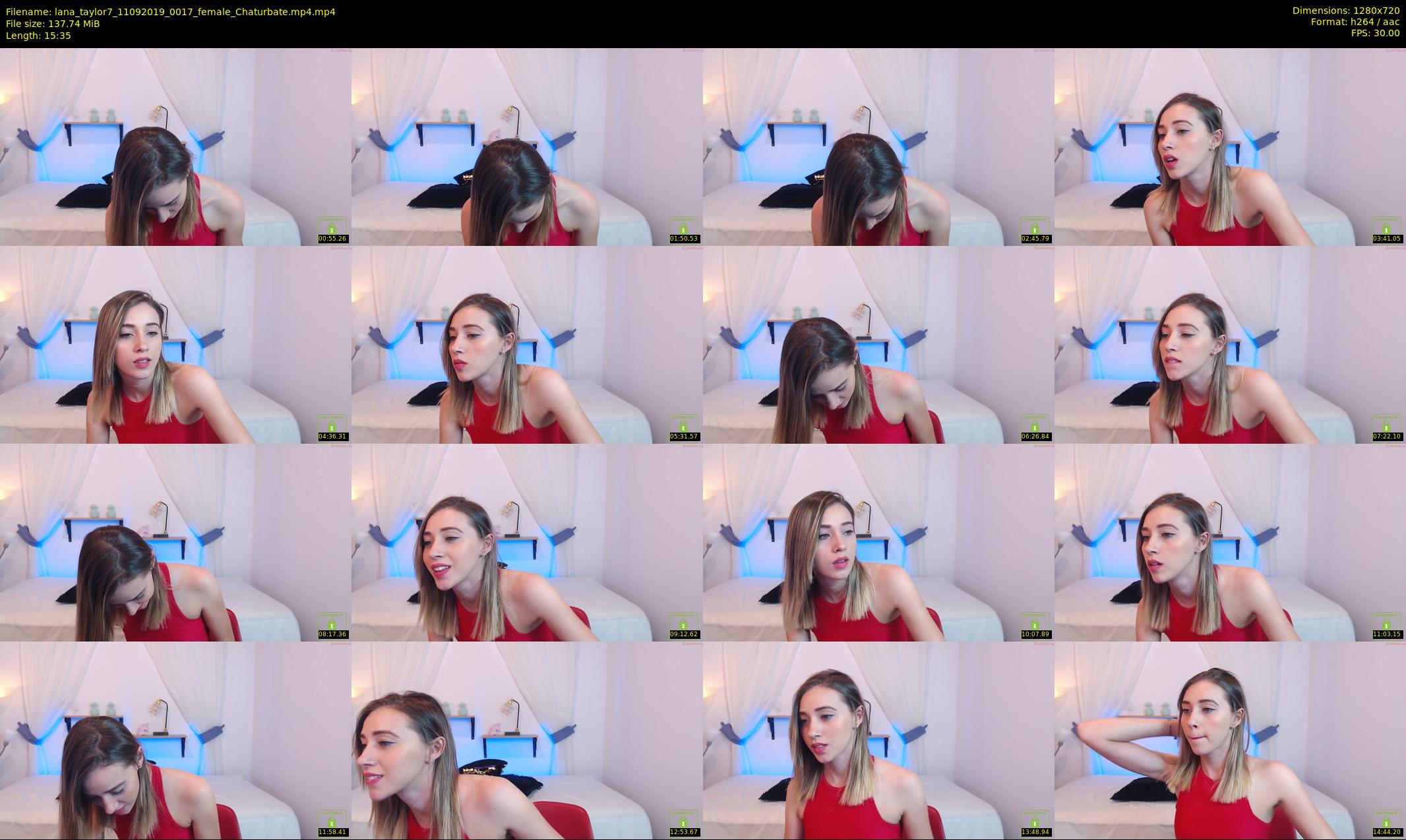 lana_taylor7 — 16 minute Chaturbate female cam show recording, 720p, Sep 11, 2019
