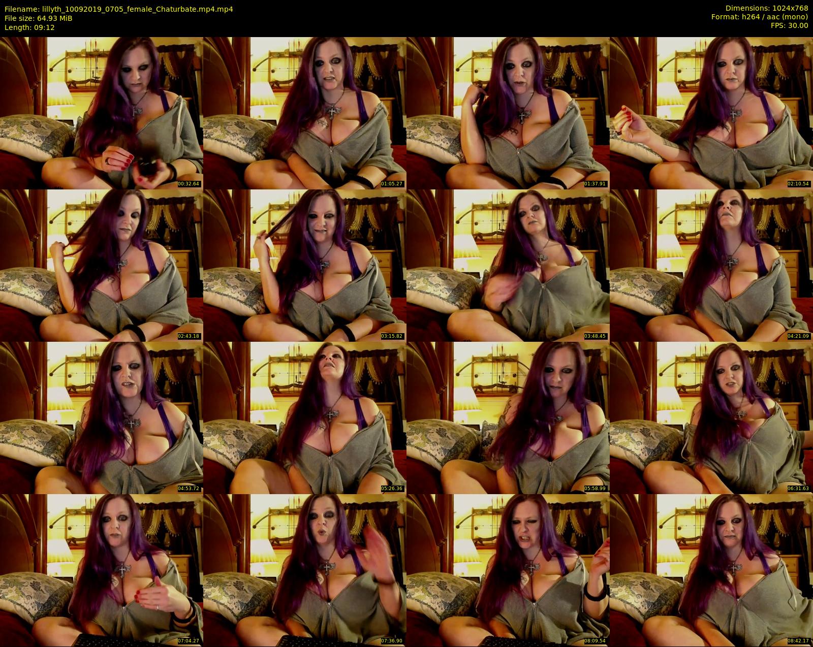 lillyth — 10 minute Chaturbate female cam show recording, 720p, Sep 10, 2019