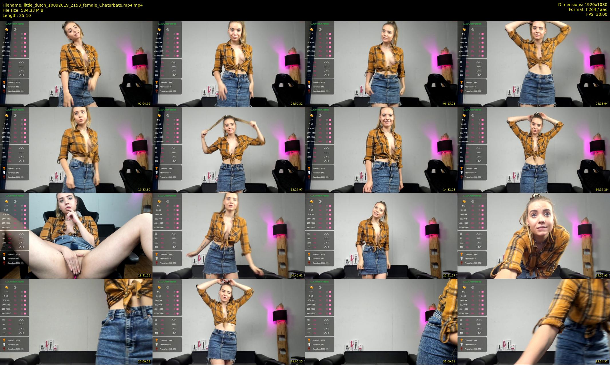 little_dutch — 36 minute Chaturbate female cam show recording, 1080p, Sep 10, 2019
