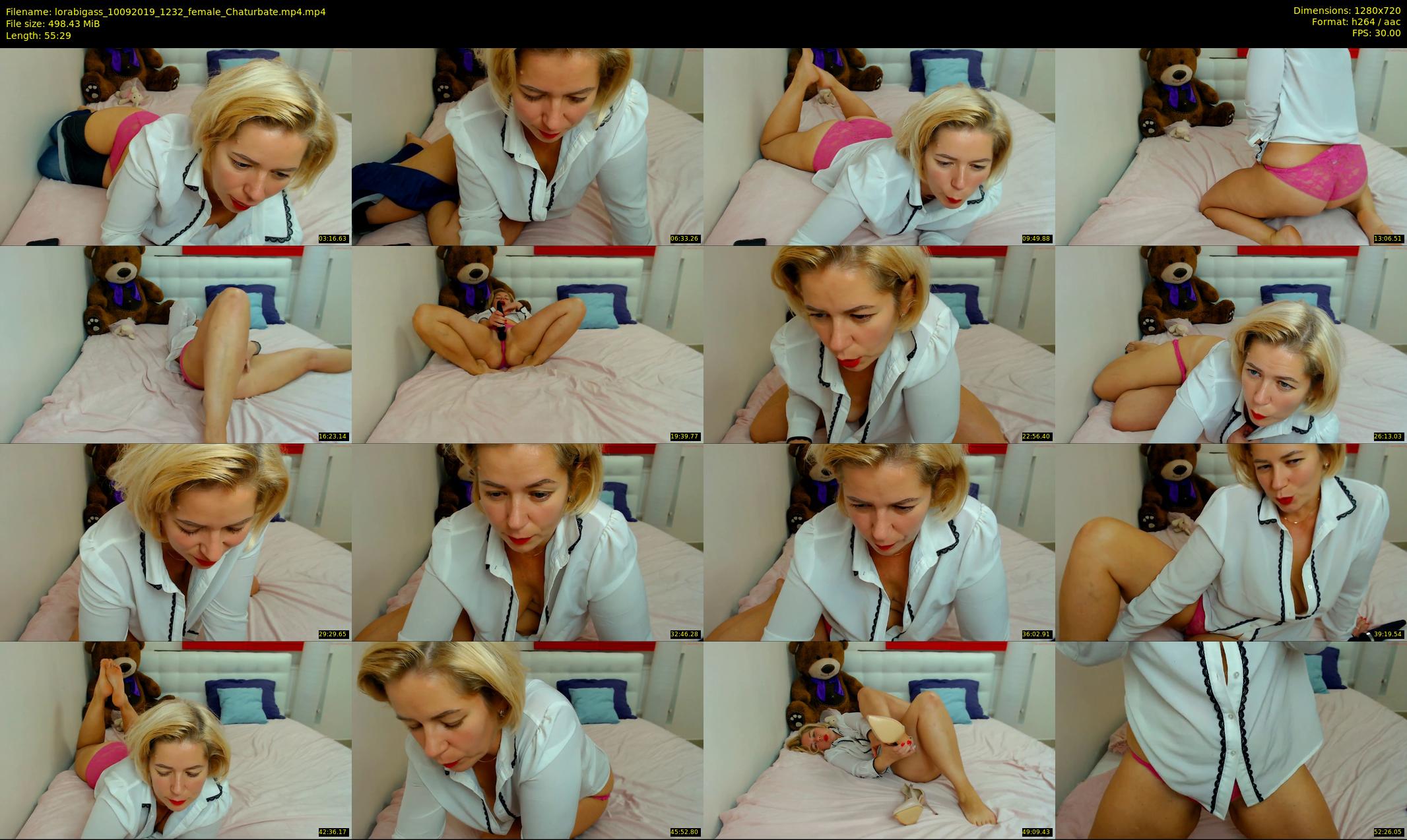 lorabigass — 56 minute Chaturbate female cam show recording, 720p, Sep 10, 2019