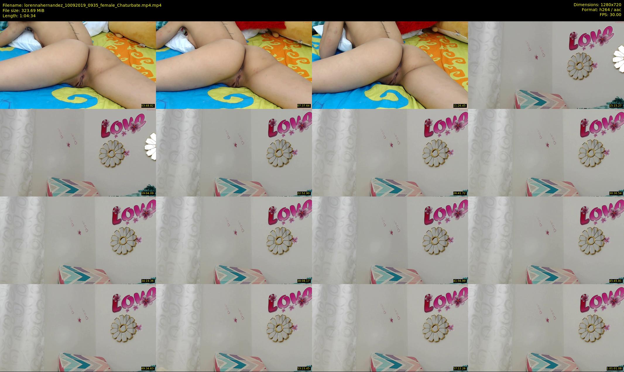 lorennahernandez — 65 minute Chaturbate female cam show recording, 720p, Sep 10, 2019
