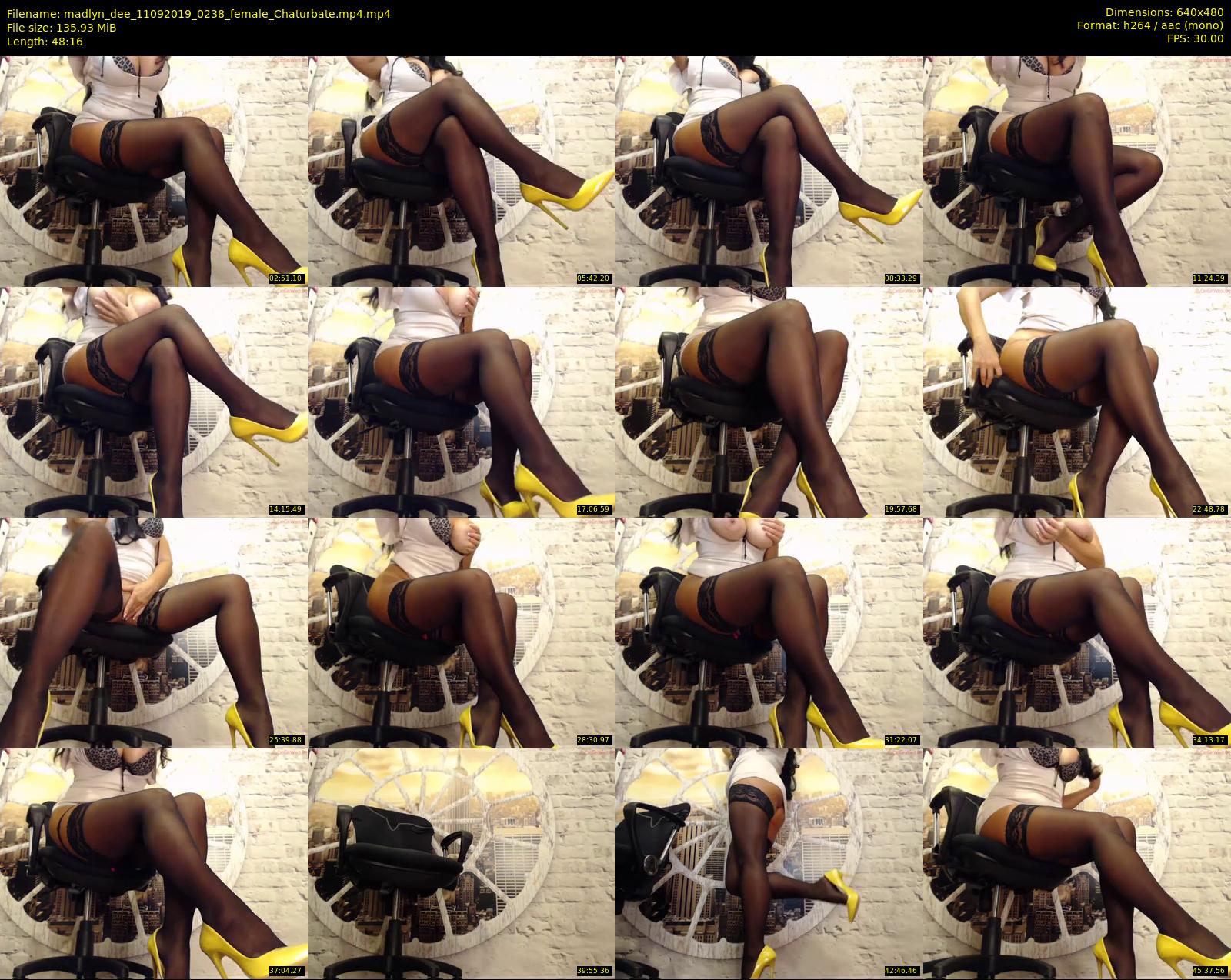 madlyn_dee — 49 minute Chaturbate female cam show recording, 480p, Sep 11, 2019