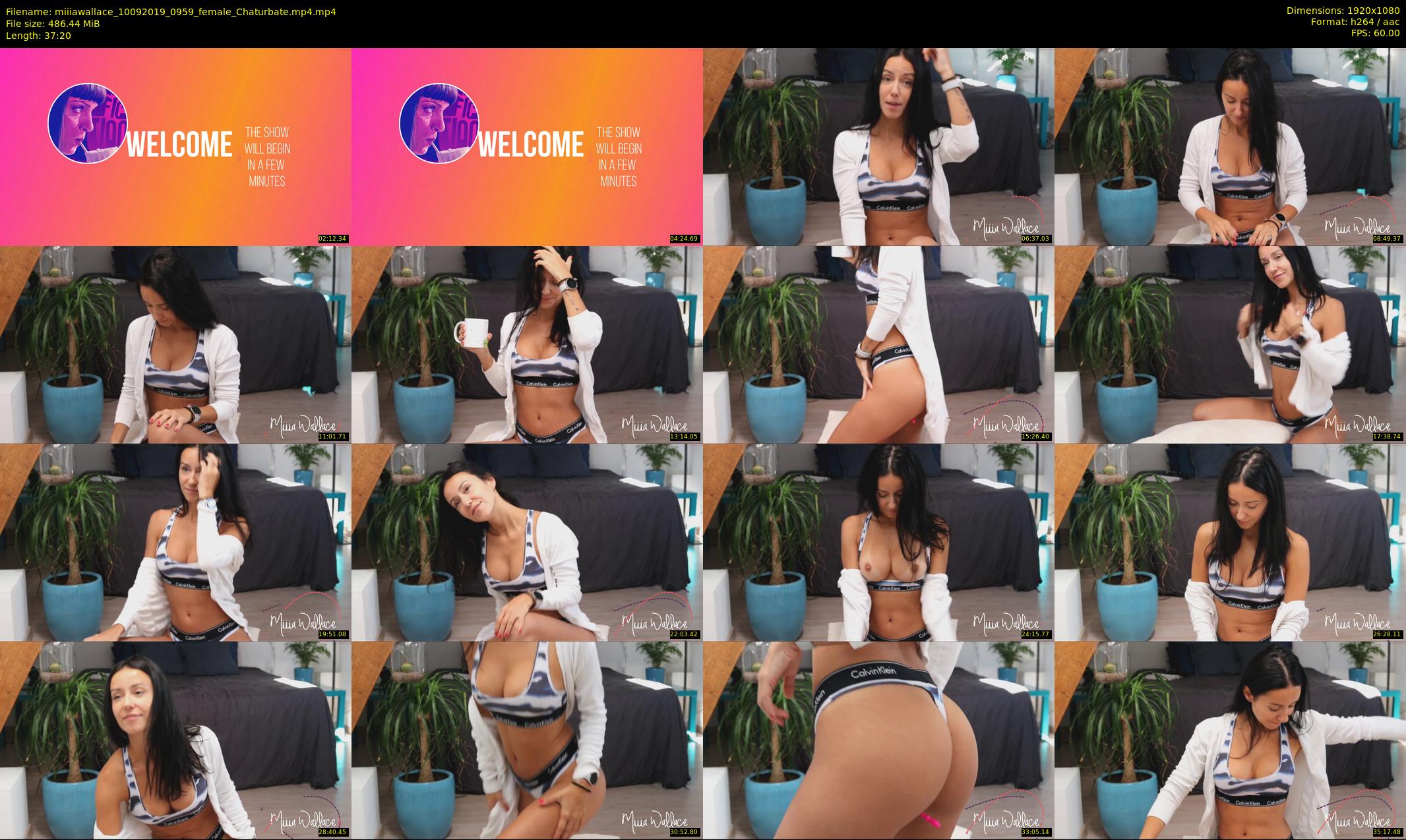 miiiawallace — 38 minute Chaturbate female cam show recording, 1080p, Sep 10, 2019