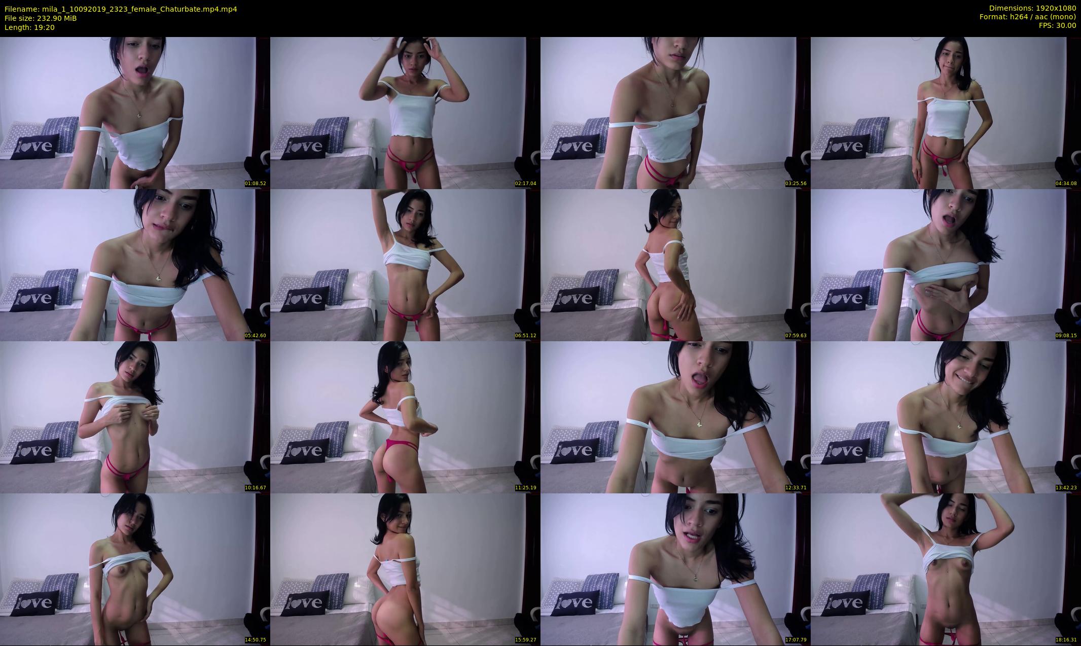 mila_1 — 20 minute Chaturbate female cam show recording, 1080p, Sep 10, 2019