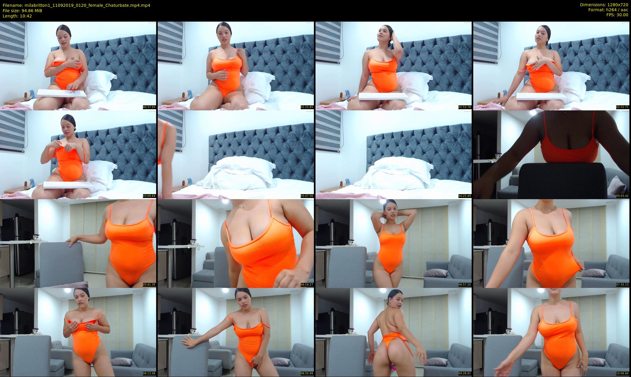 milabritton1 — 11 minute Chaturbate female cam show recording, 720p, Sep 11, 2019