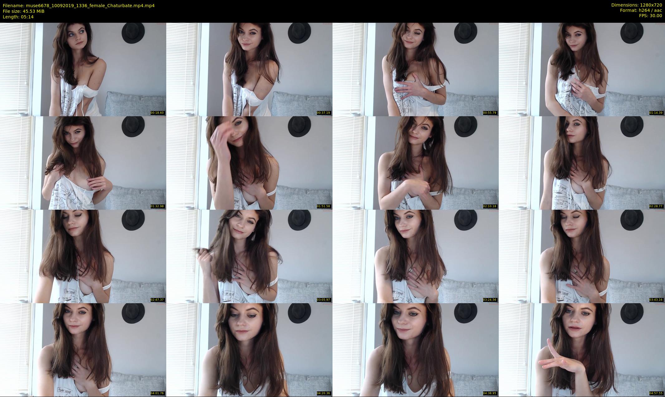 muse6678 — 6 minute Chaturbate female cam show recording, 720p, Sep 10, 2019