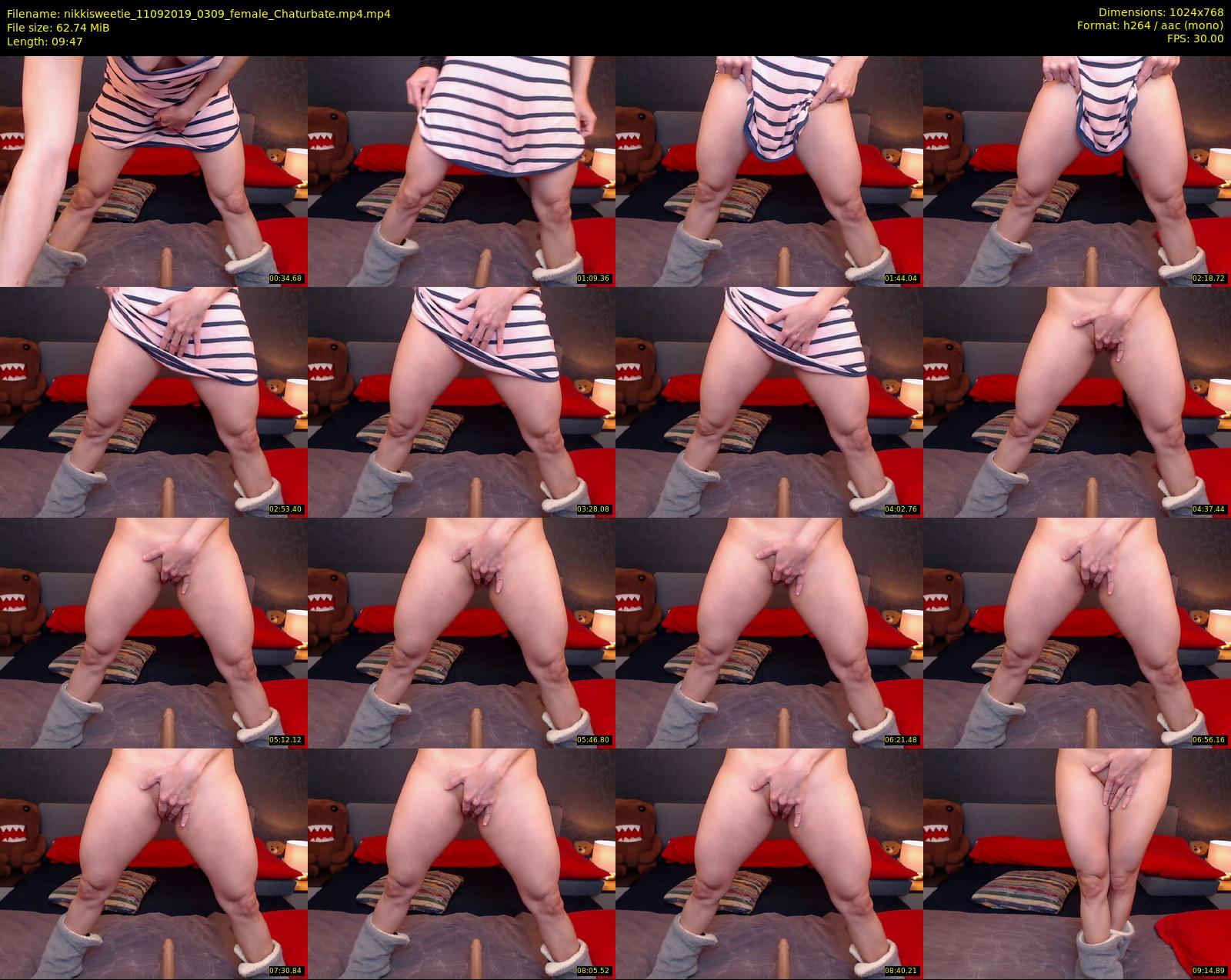nikkisweetie — 10 minute Chaturbate female cam show recording, 720p, Sep 11, 2019