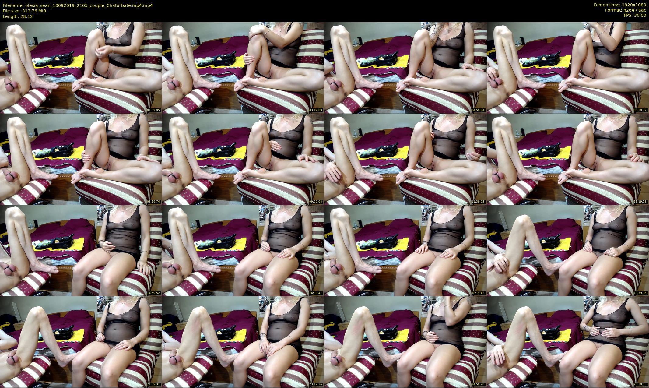 olesia_sean — 29 minute Chaturbate couple cam show recording, 1080p, Sep 10, 2019