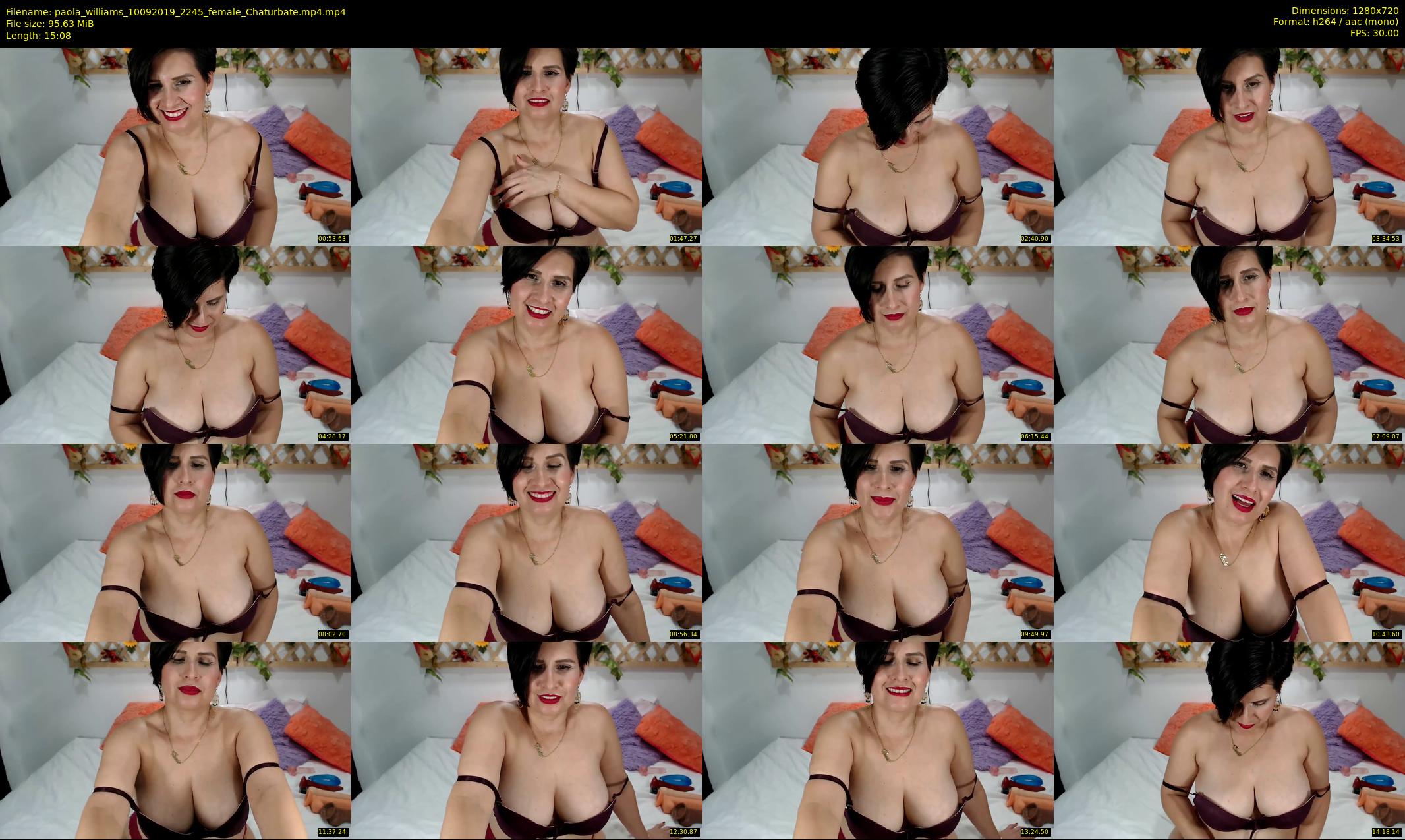 paola_williams — 16 minute Chaturbate female cam show recording, 720p, Sep 10, 2019