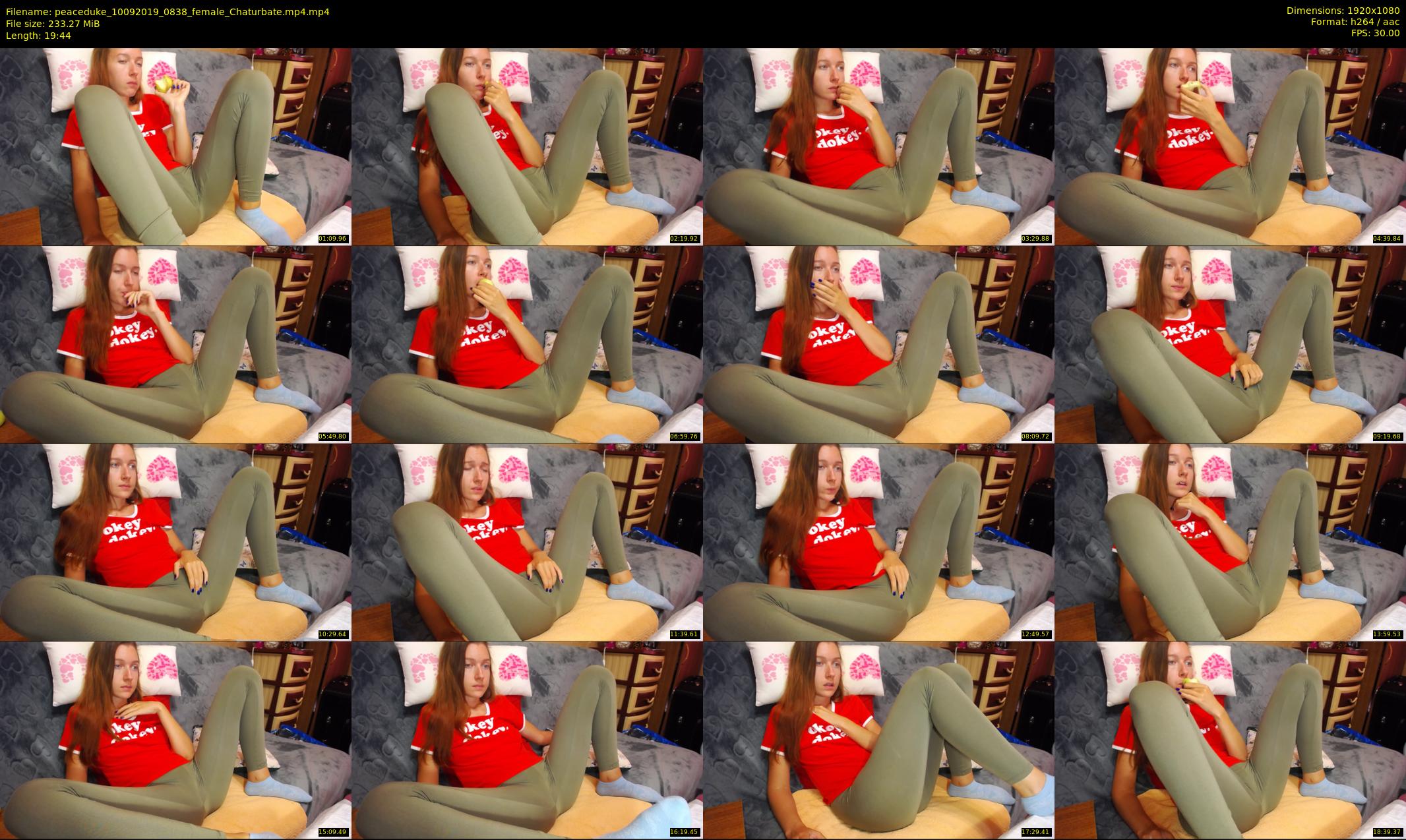 peaceduke — 20 minute Chaturbate female cam show recording, 1080p, Sep 10, 2019