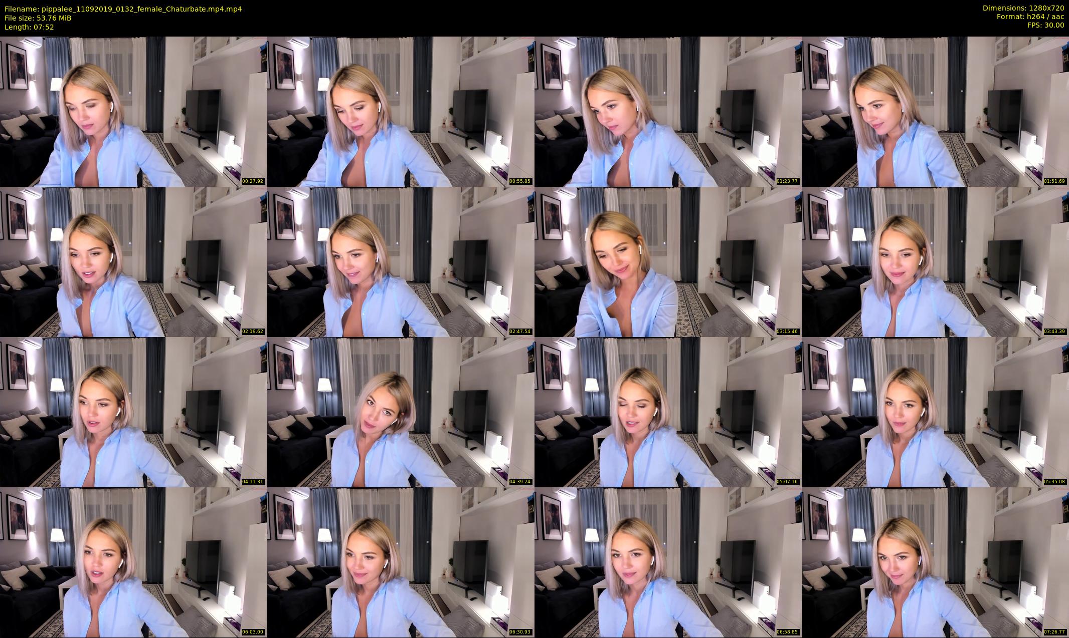 pippalee — 8 minute Chaturbate female cam show recording, 720p, Sep 11, 2019