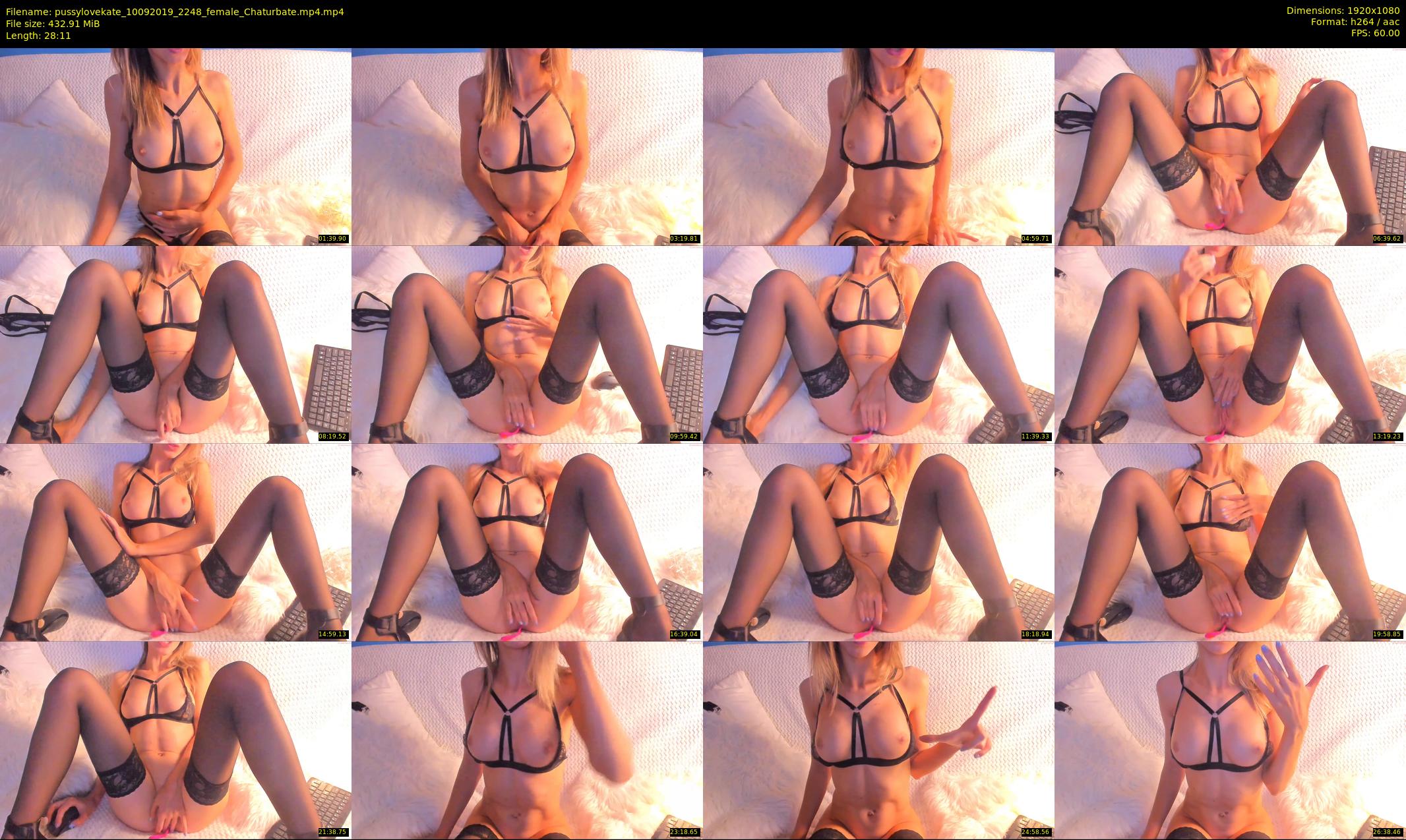 pussylovekate — 29 minute Chaturbate female cam show recording, 1080p, Sep 10, 2019